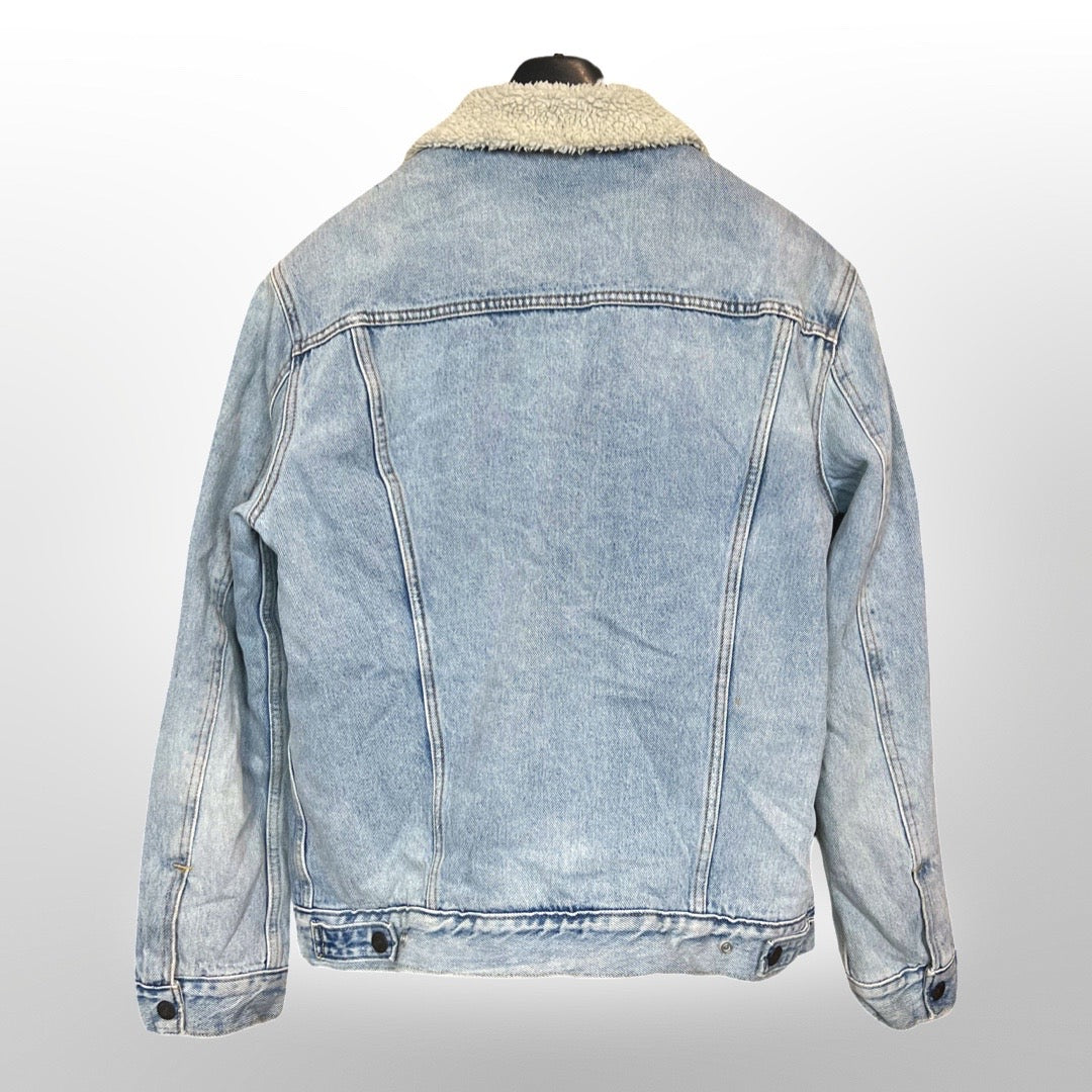 Levi's шерпа дънково ватирано яке