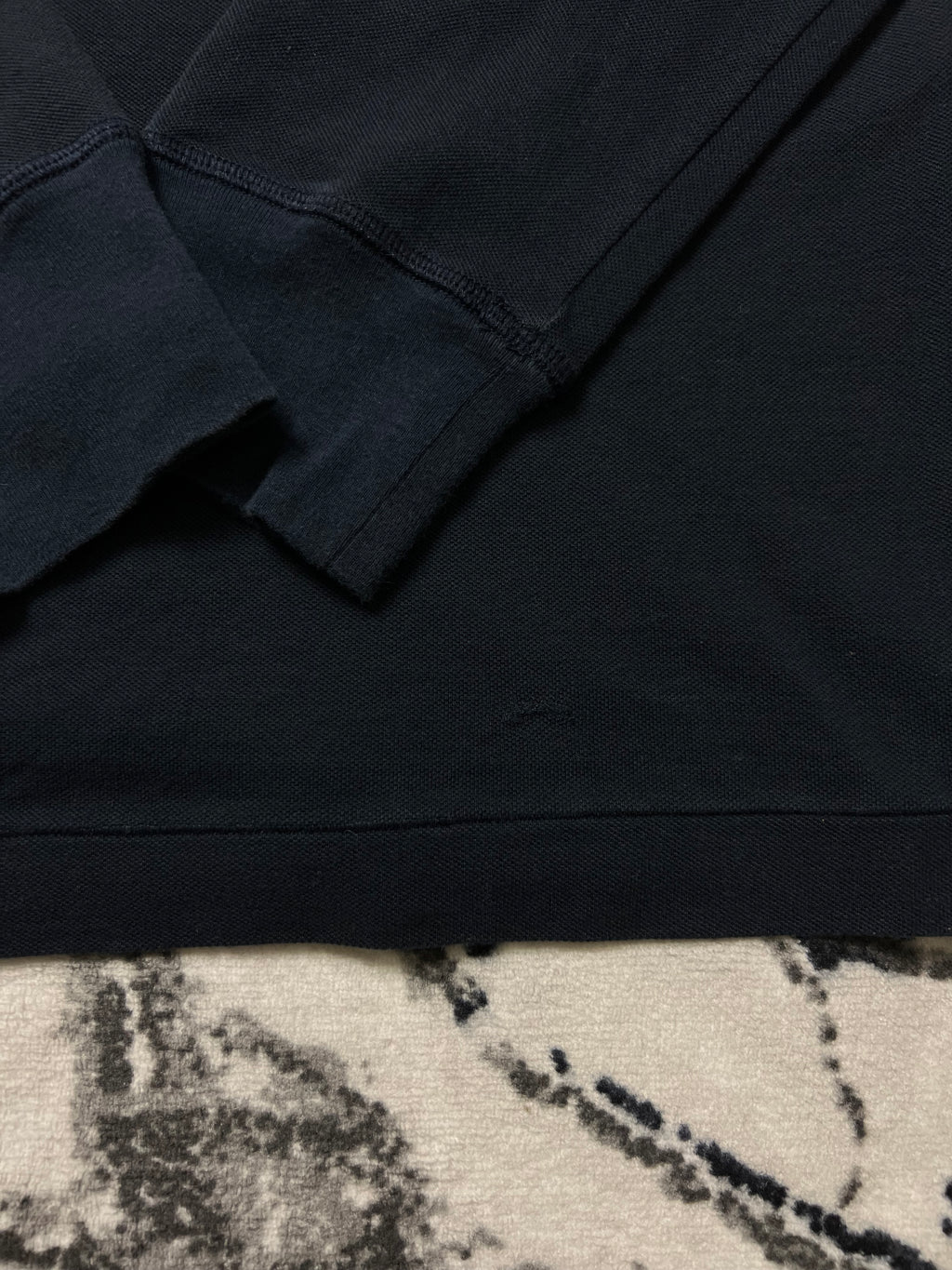 Dolce&Gabanna тъмносиня блуза с яка