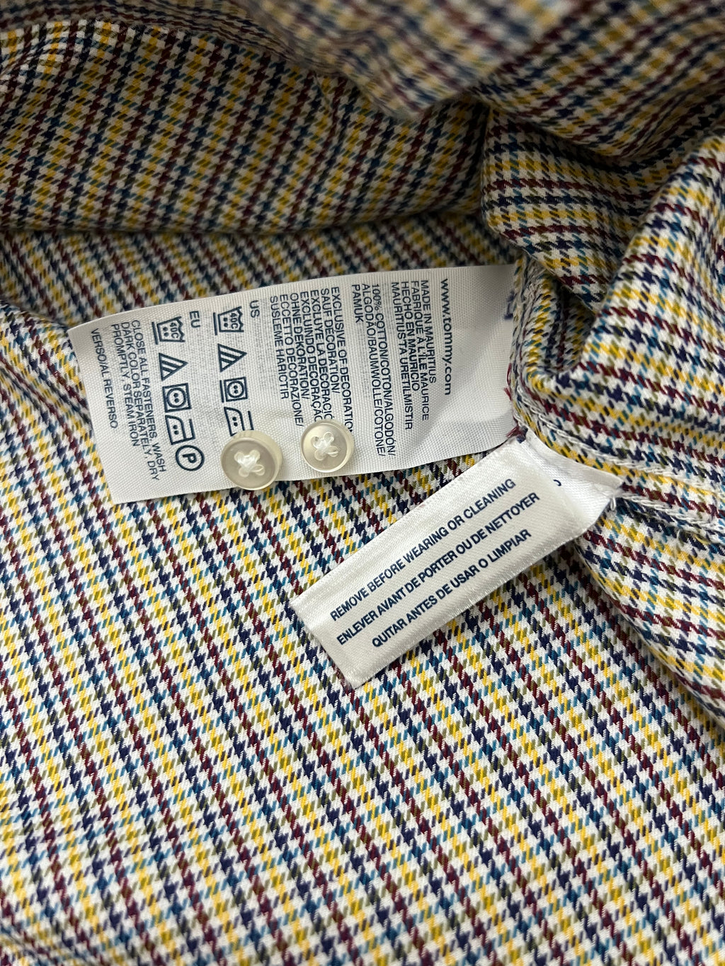 Tommy Hilfiger цветна карирана риза