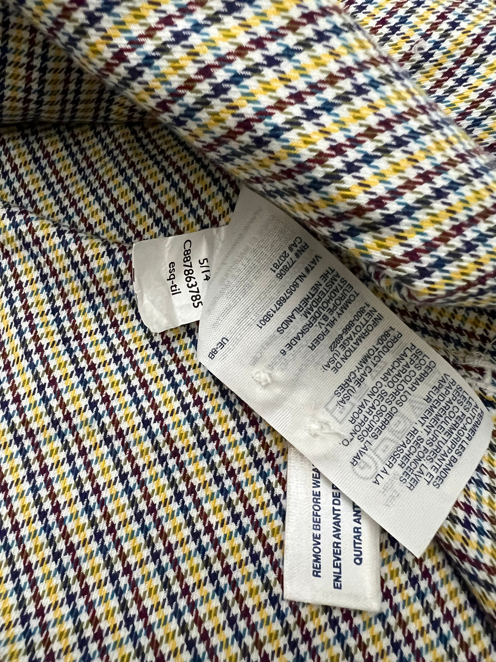 Tommy Hilfiger цветна карирана риза