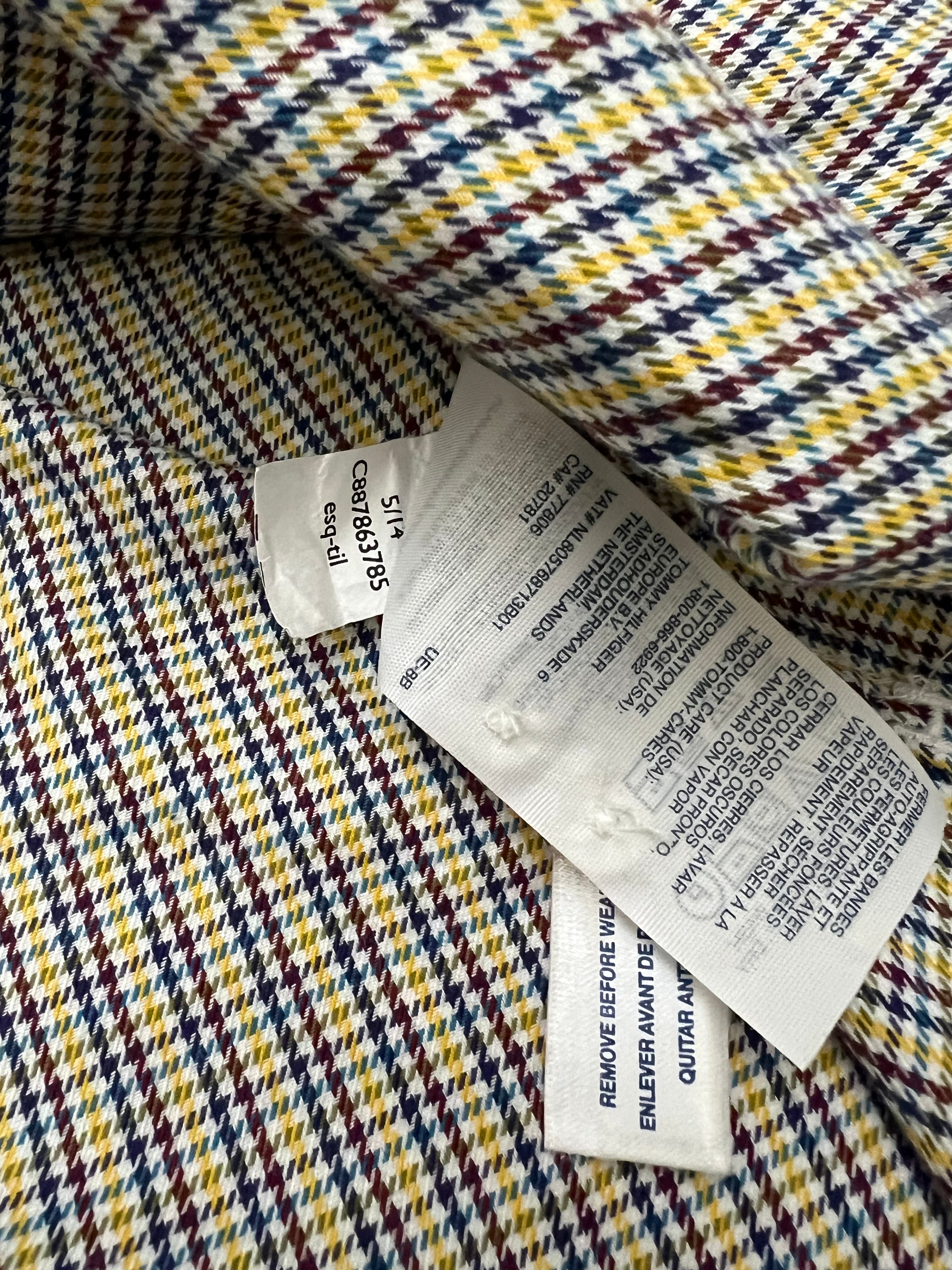 Tommy Hilfiger цветна карирана риза