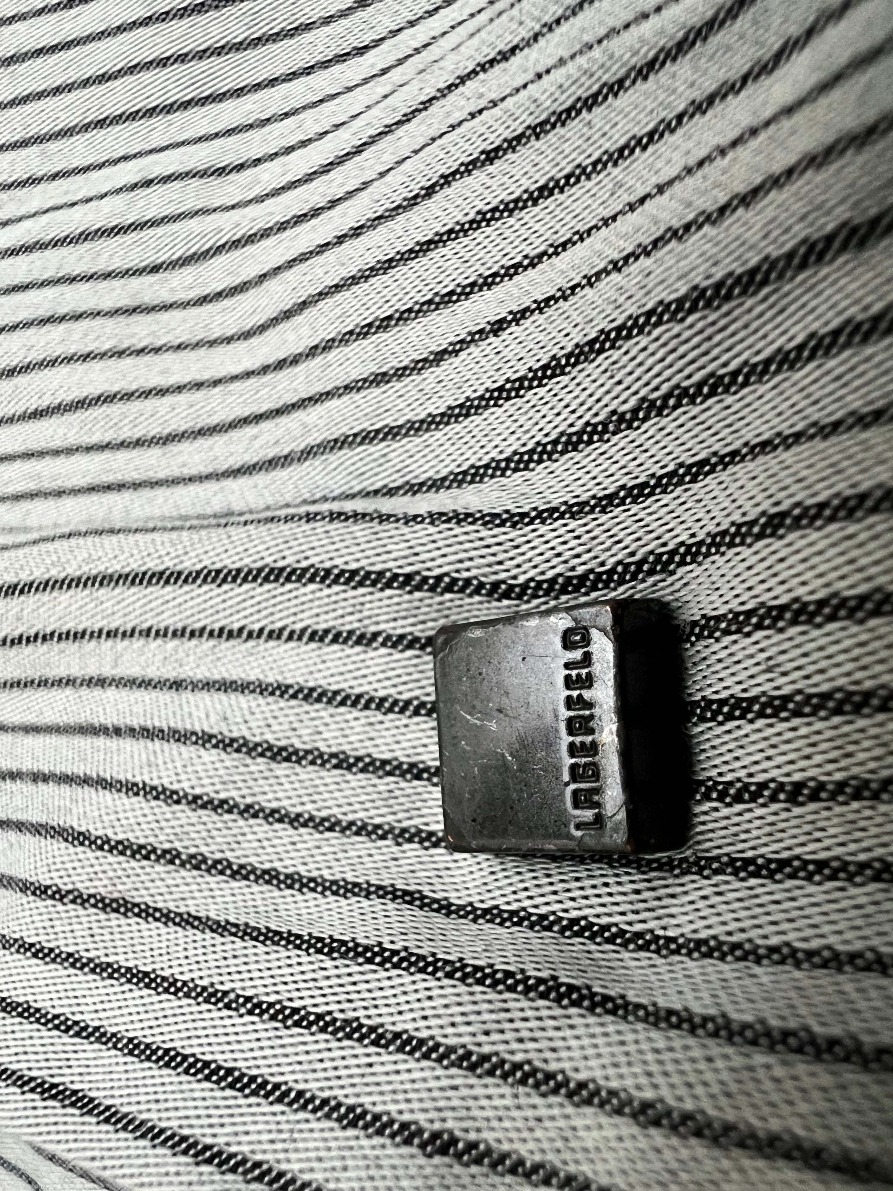 Lagerfeld сива раирана риза