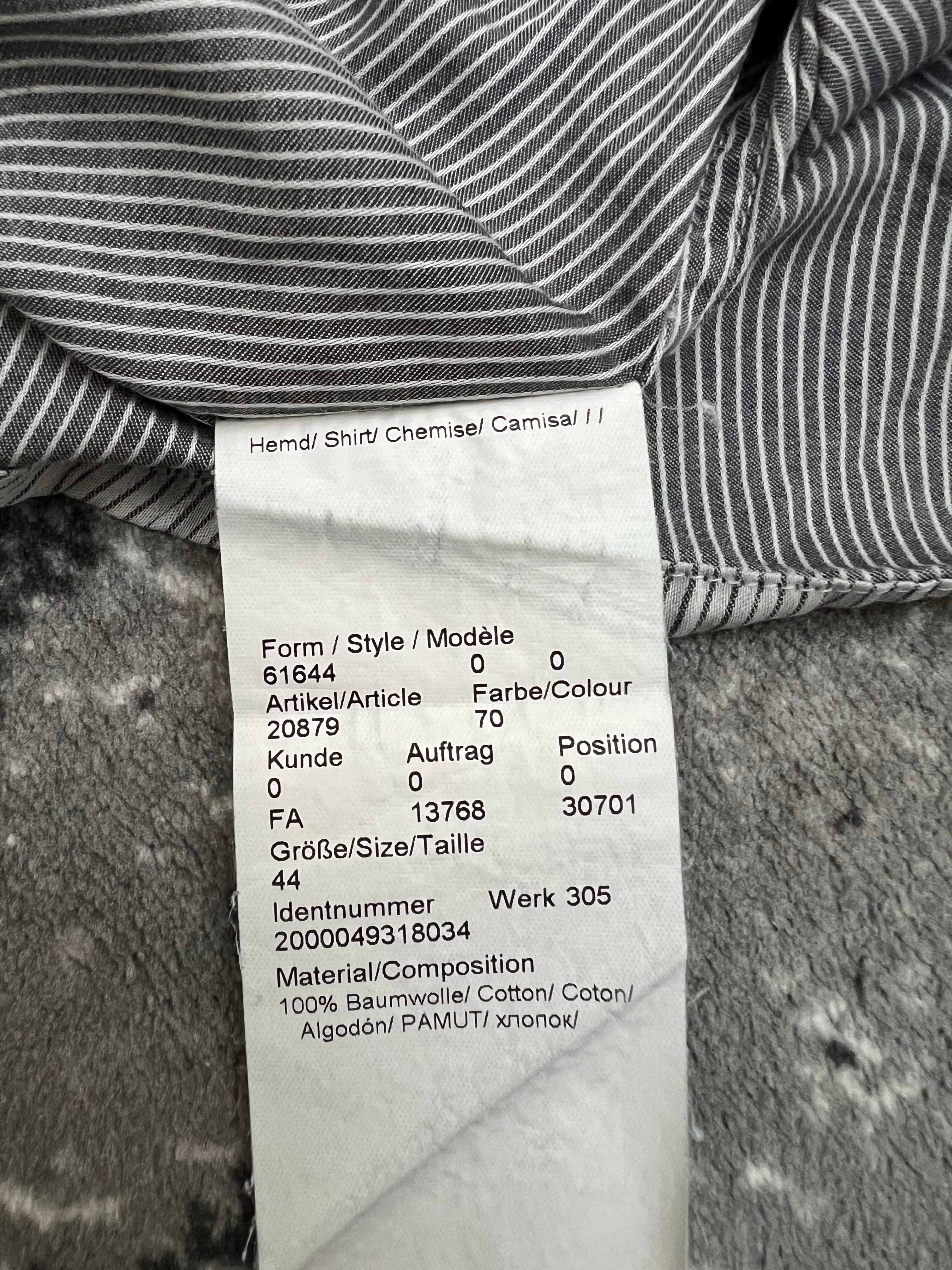 Lagerfeld сива раирана риза