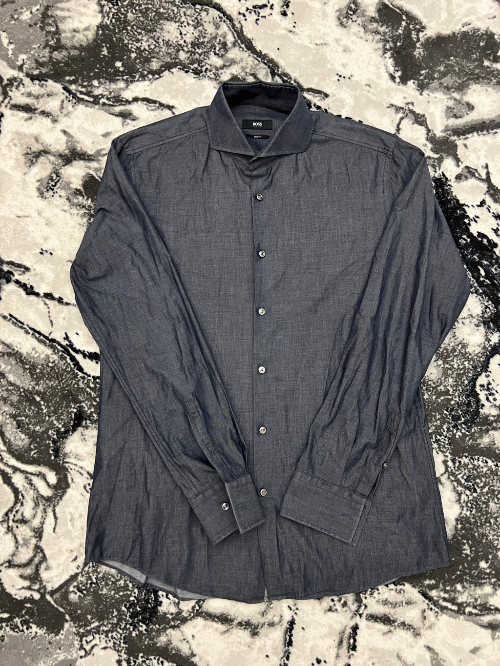 Boss тъмносиня риза