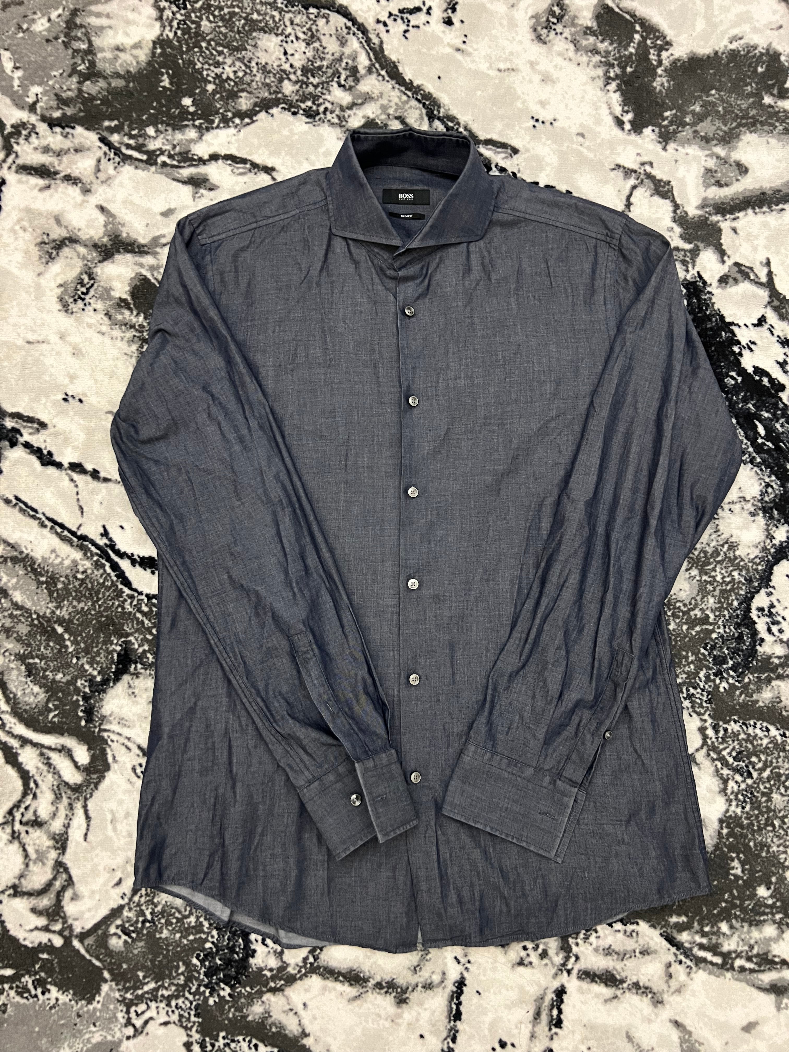 Boss тъмносиня риза