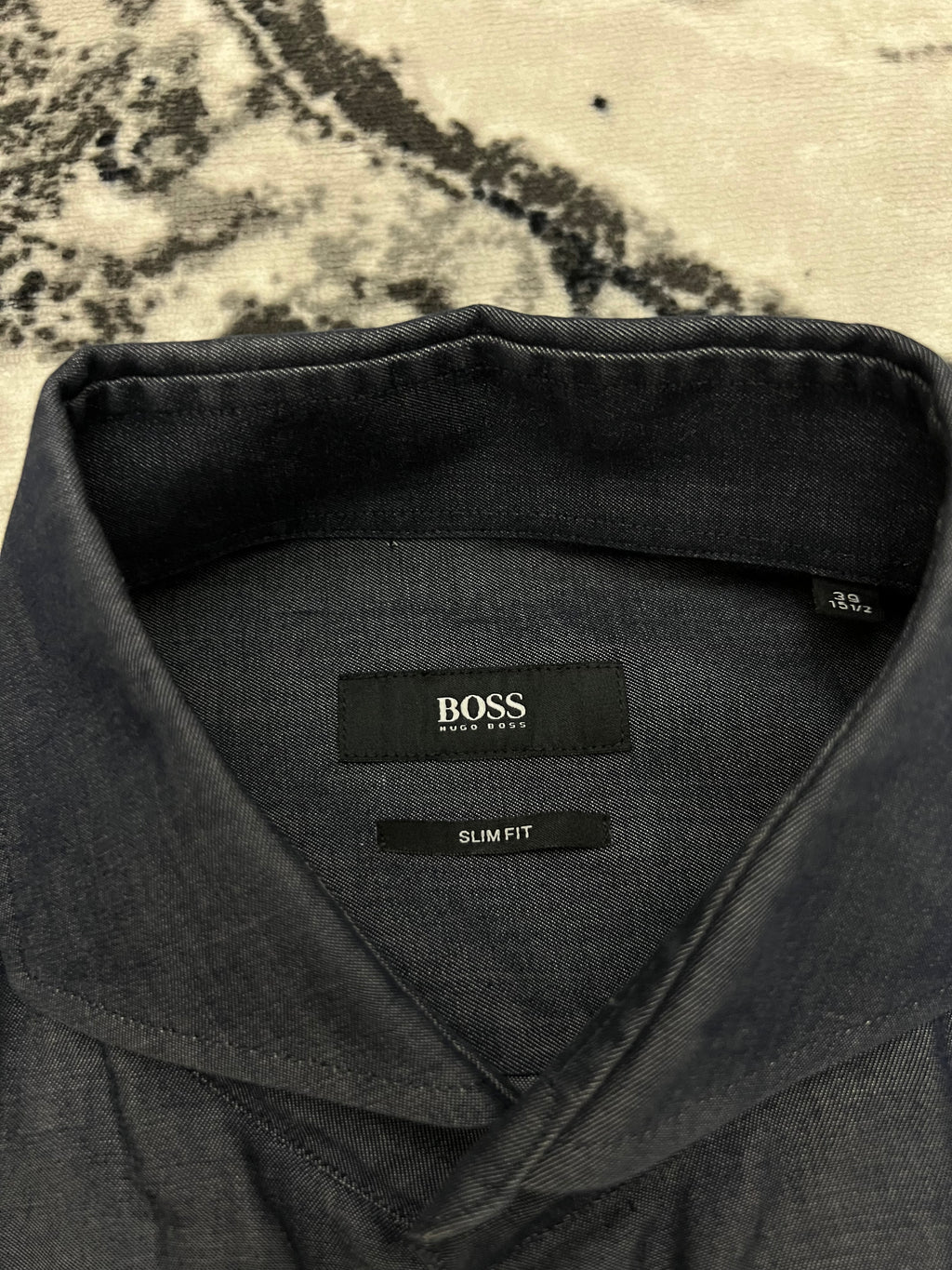 Boss тъмносиня риза