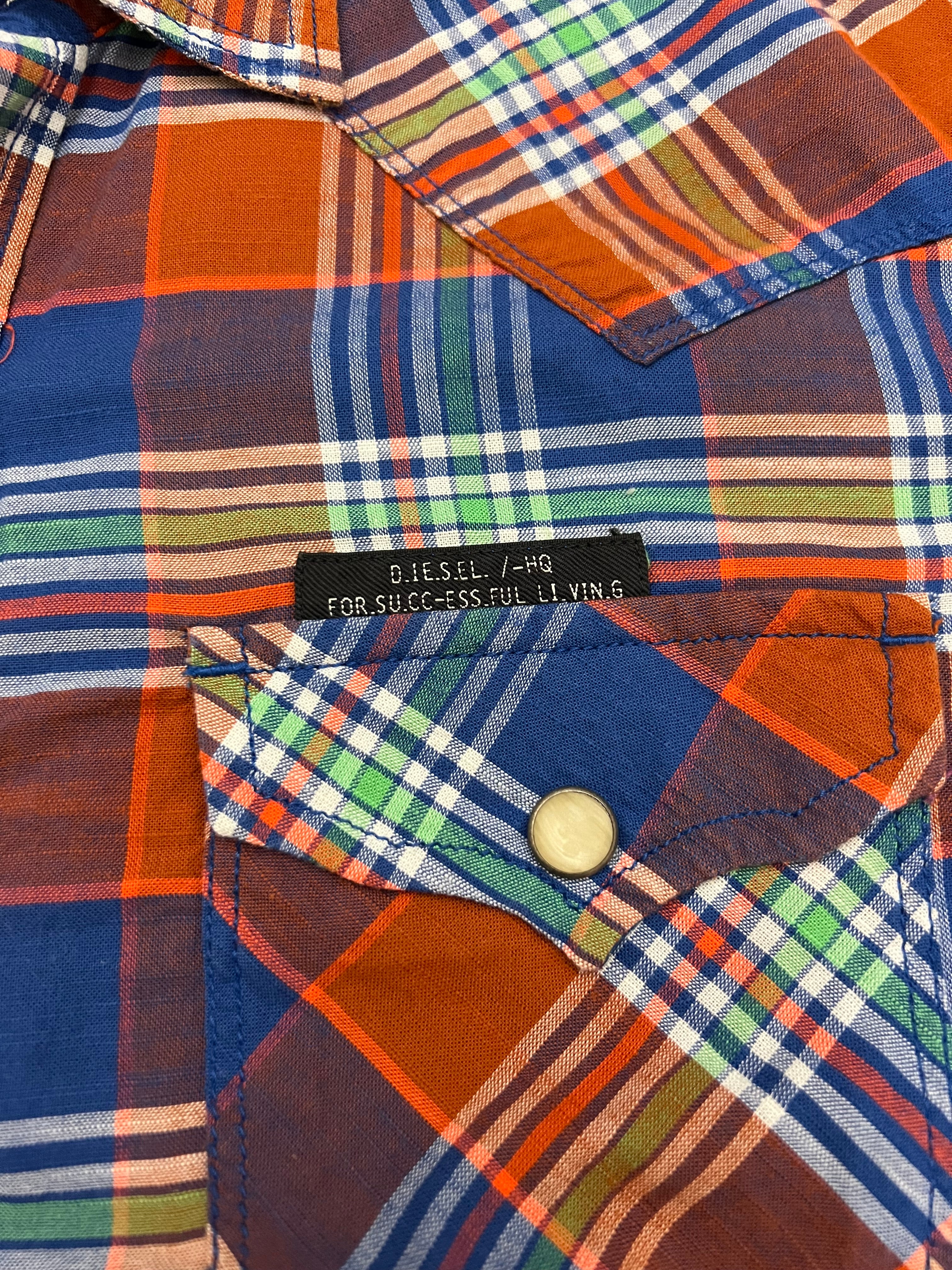 Diesel шарена карирана риза