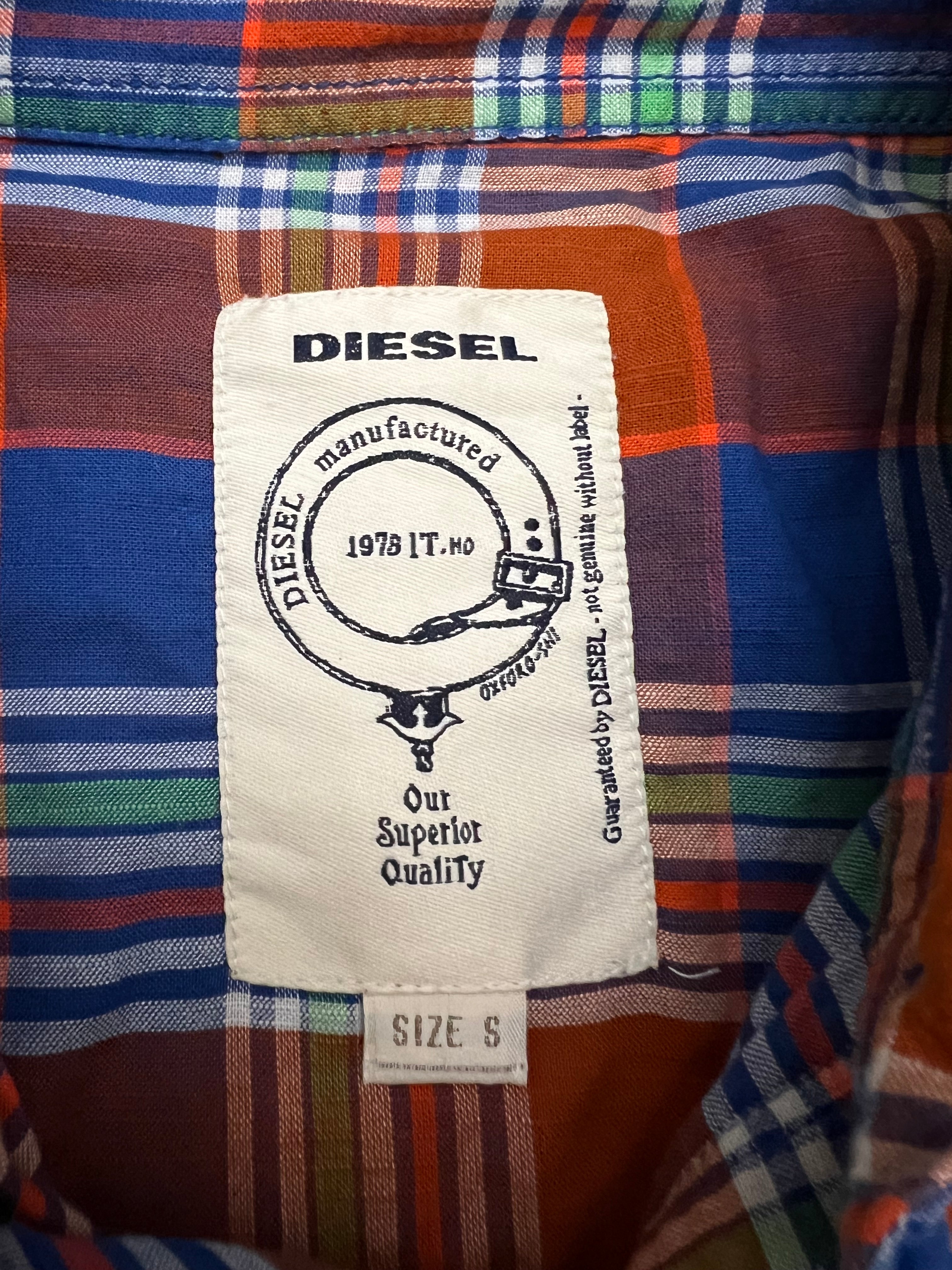 Diesel шарена карирана риза