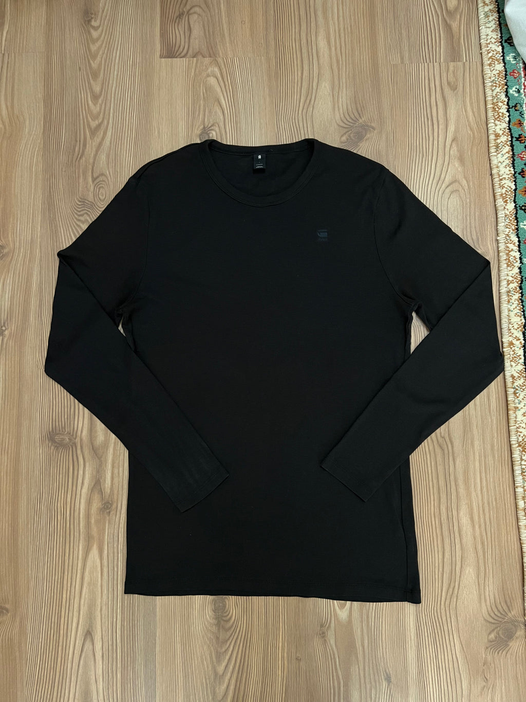 G-Star Raw черна еластична блуза