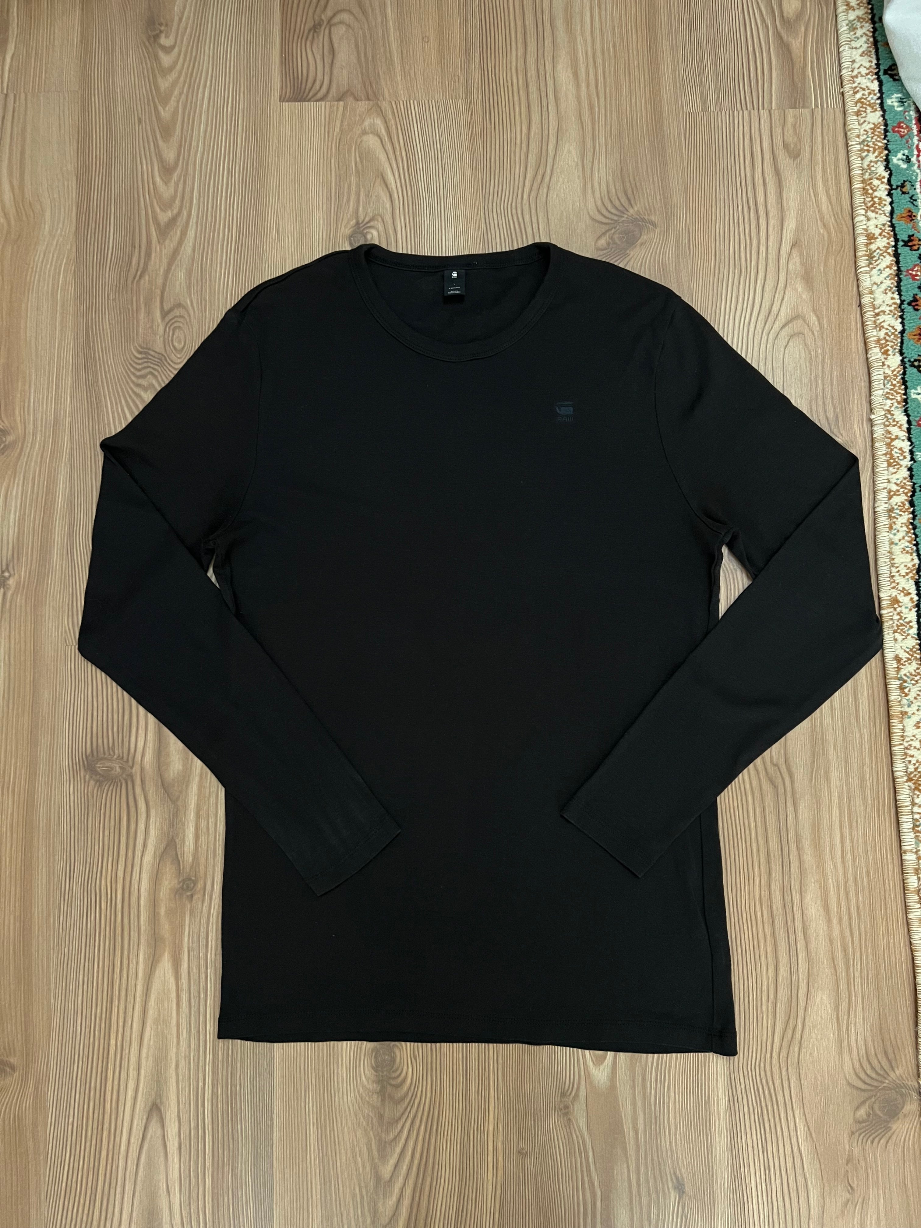 G-Star Raw черна еластична блуза