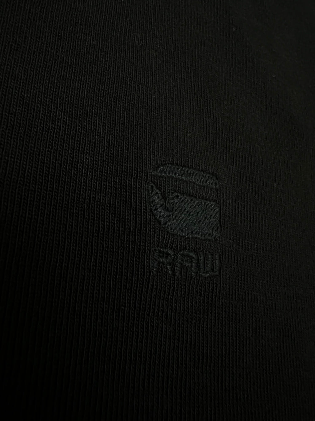 G-Star Raw черна еластична блуза