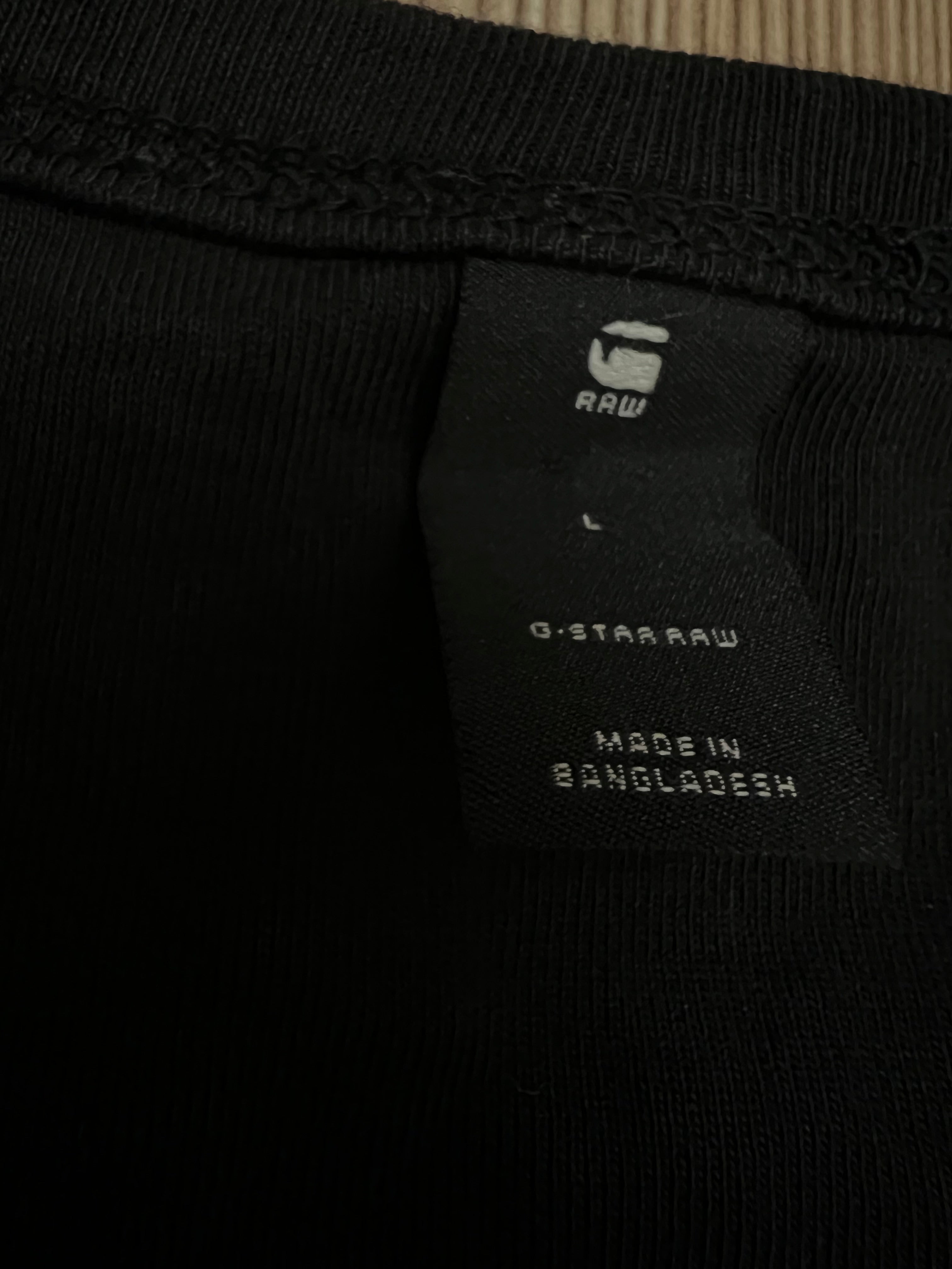 G-Star Raw черна еластична блуза