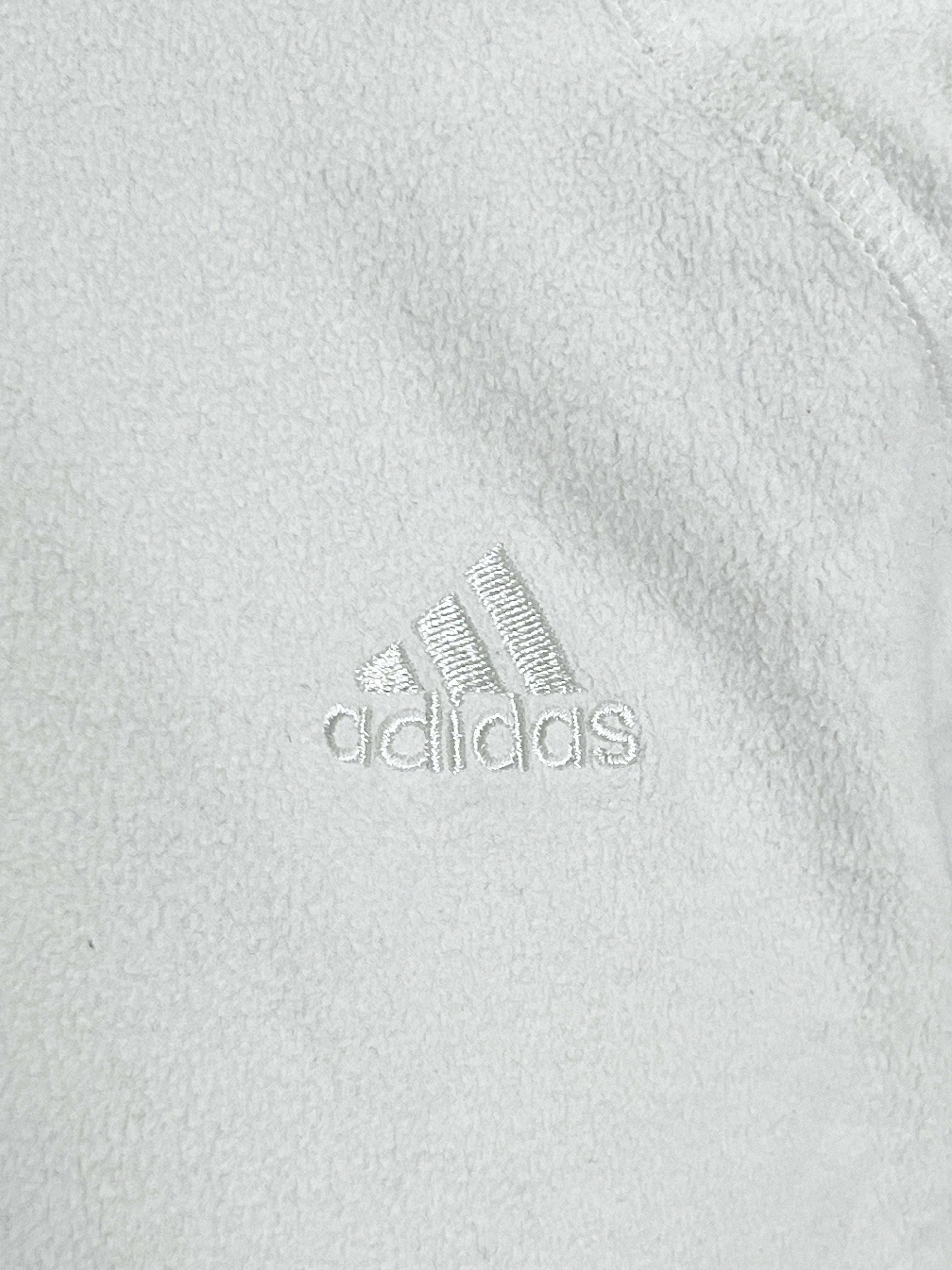 Adidas светлозелено поларно горнищес цип
