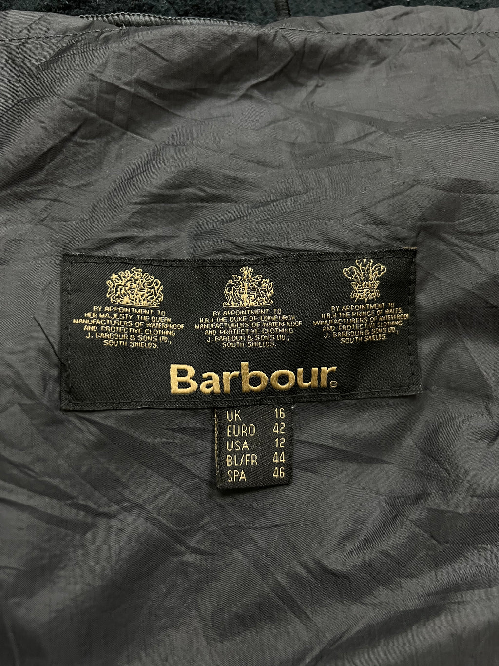 Barbour черно яке дамско