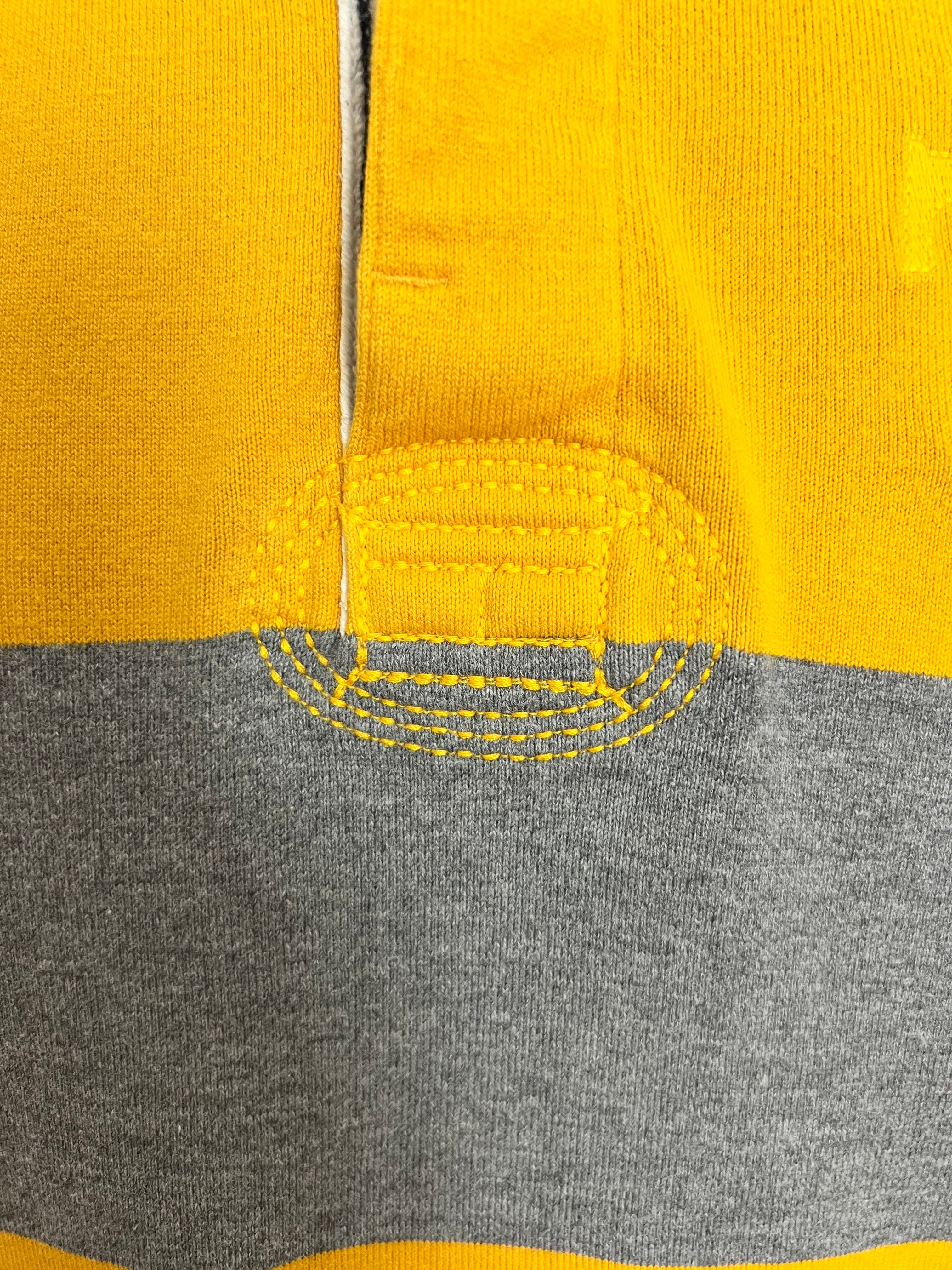 Tommy Hilfiger блуза на жълто-сиви раета с яка