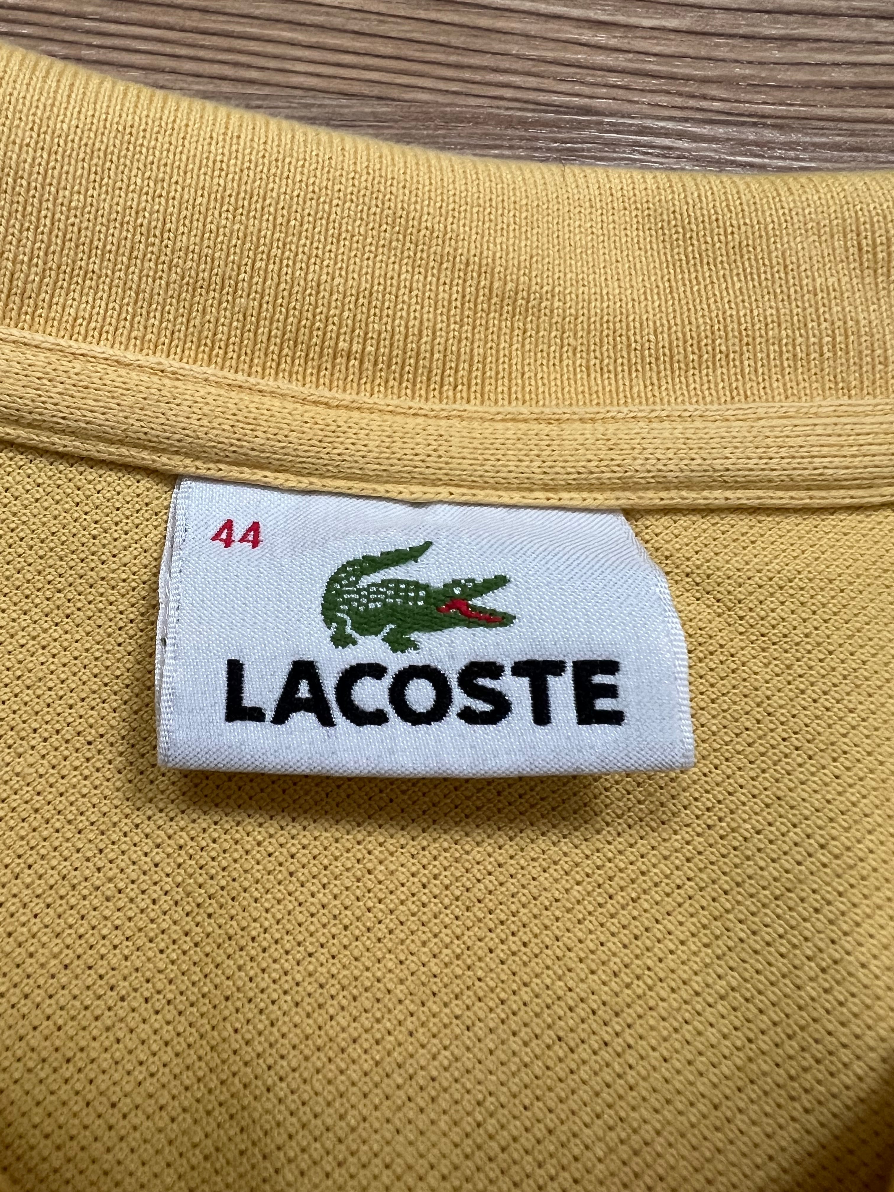 LaCoste жълта дамска блуза с яка
