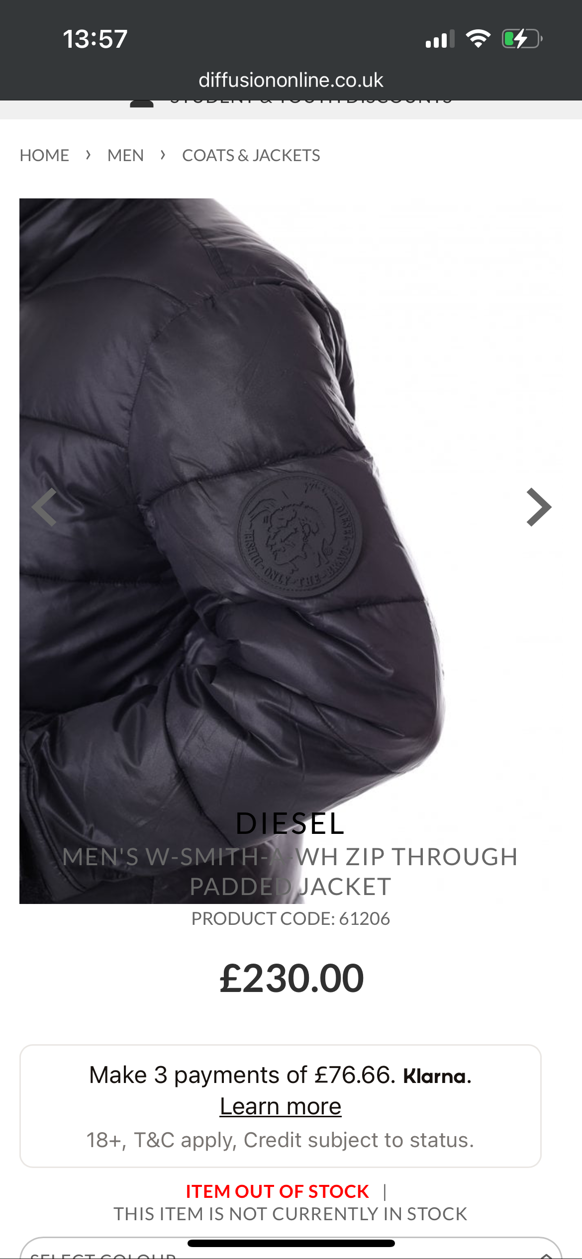 Diesel черно яке