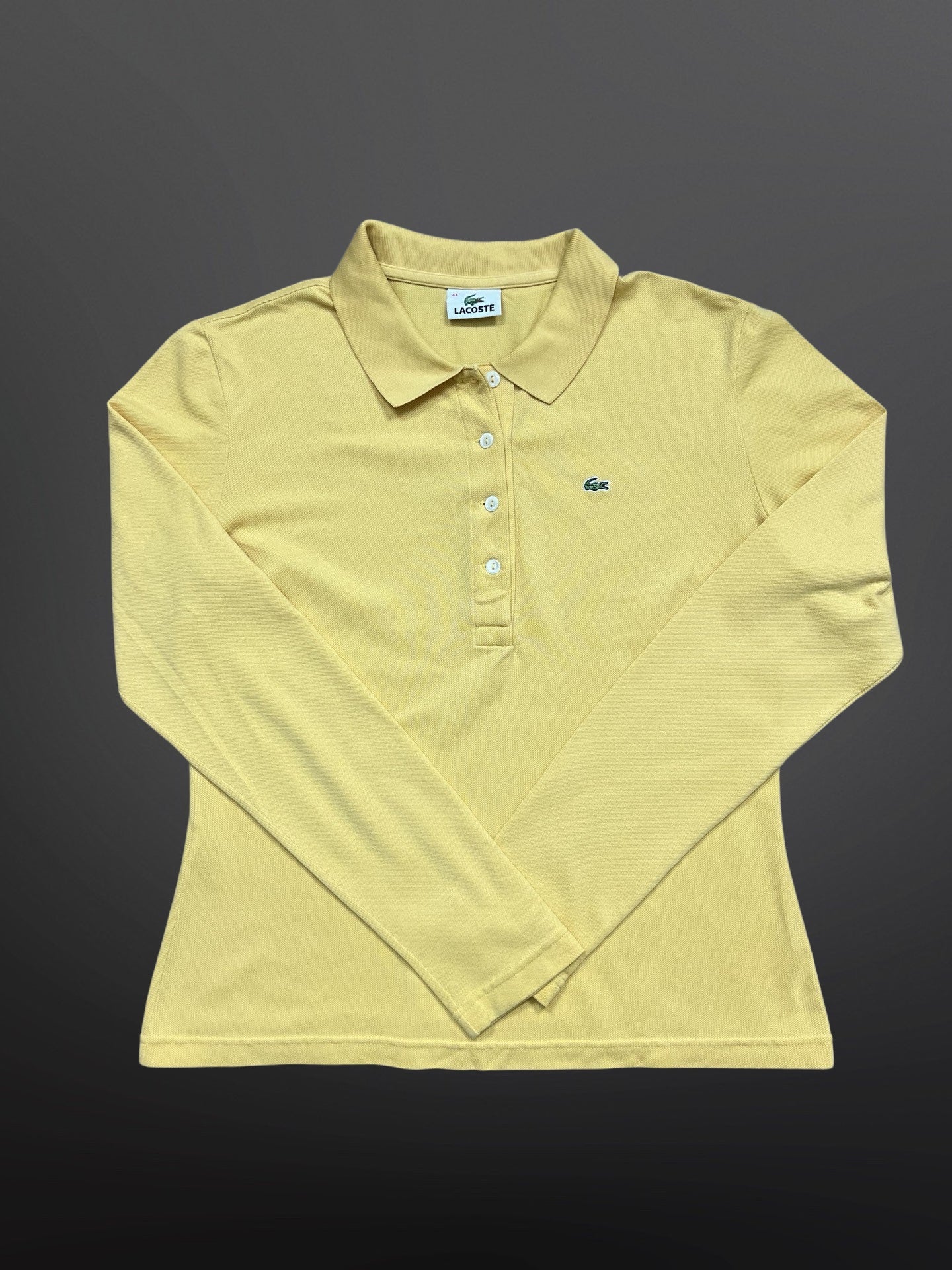 LaCoste жълта дамска блуза с яка