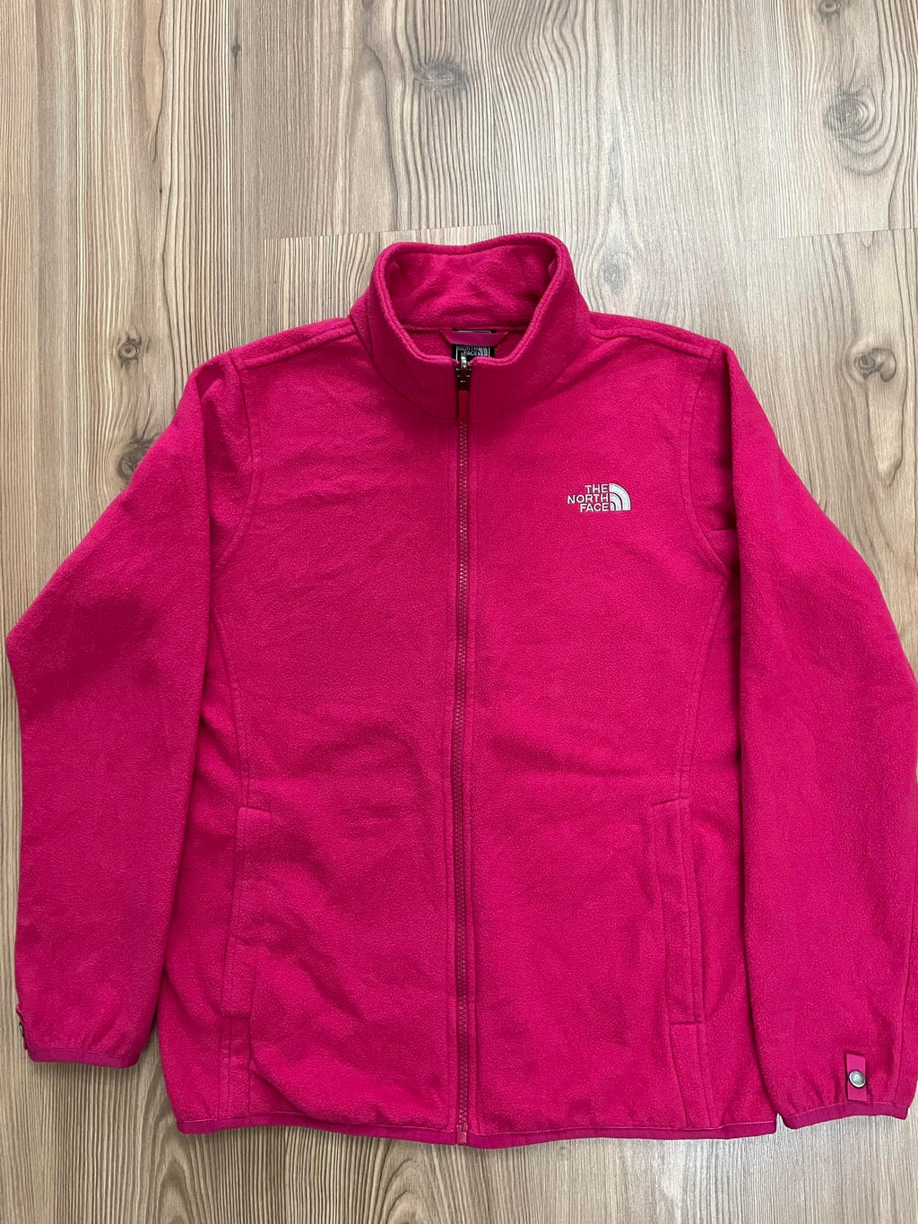 The North Face розов полар с цип