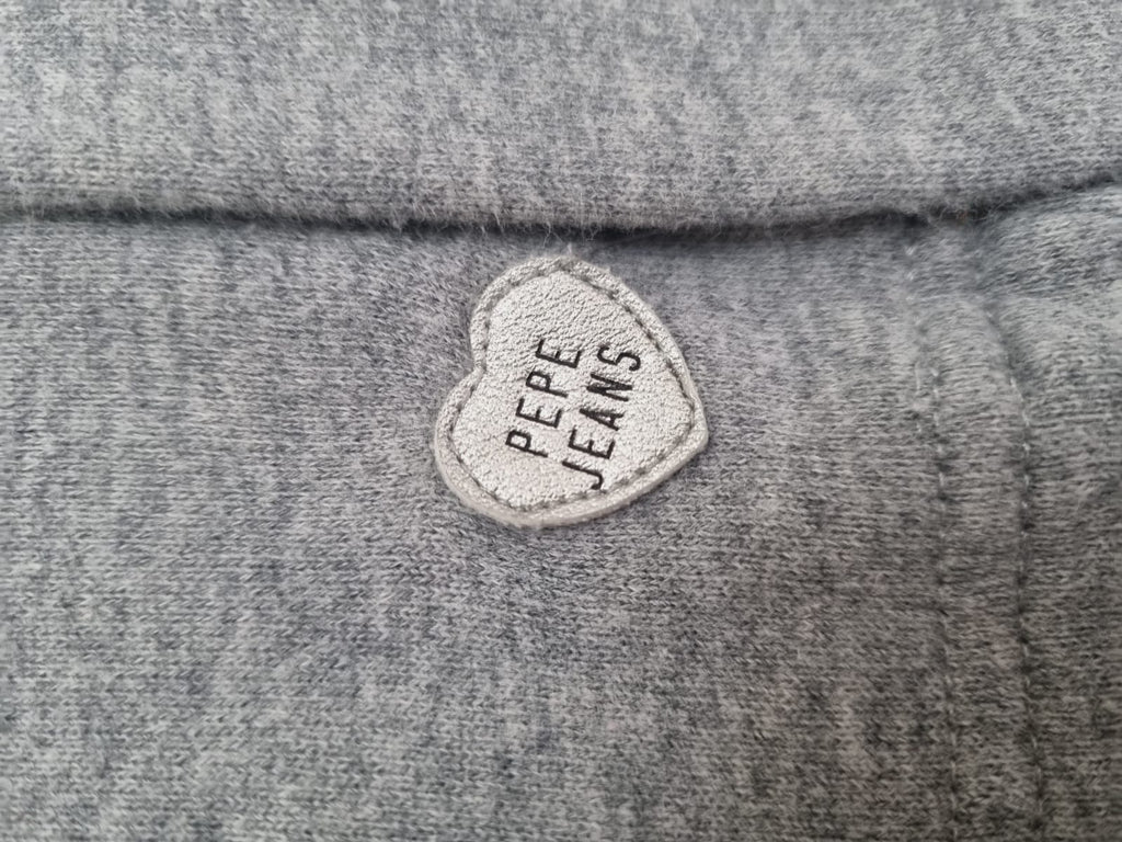 Pepe Jeans сив cropped суичър hoodie