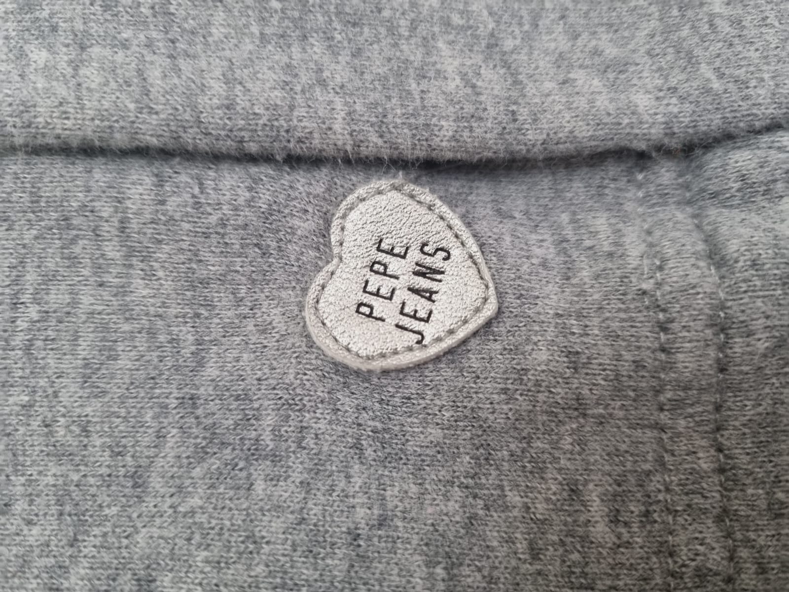 Pepe Jeans сив cropped суичър hoodie
