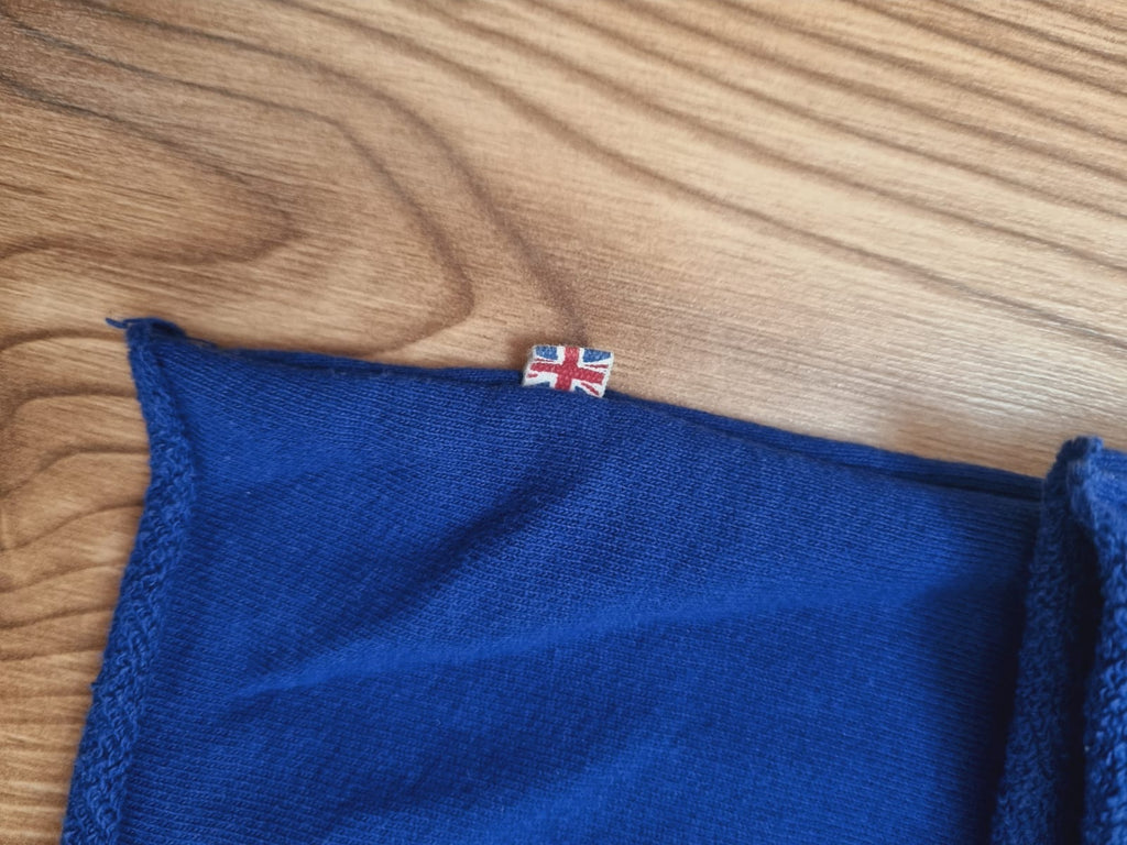 Pepe Jeans синя блуза с черно плюшено лого