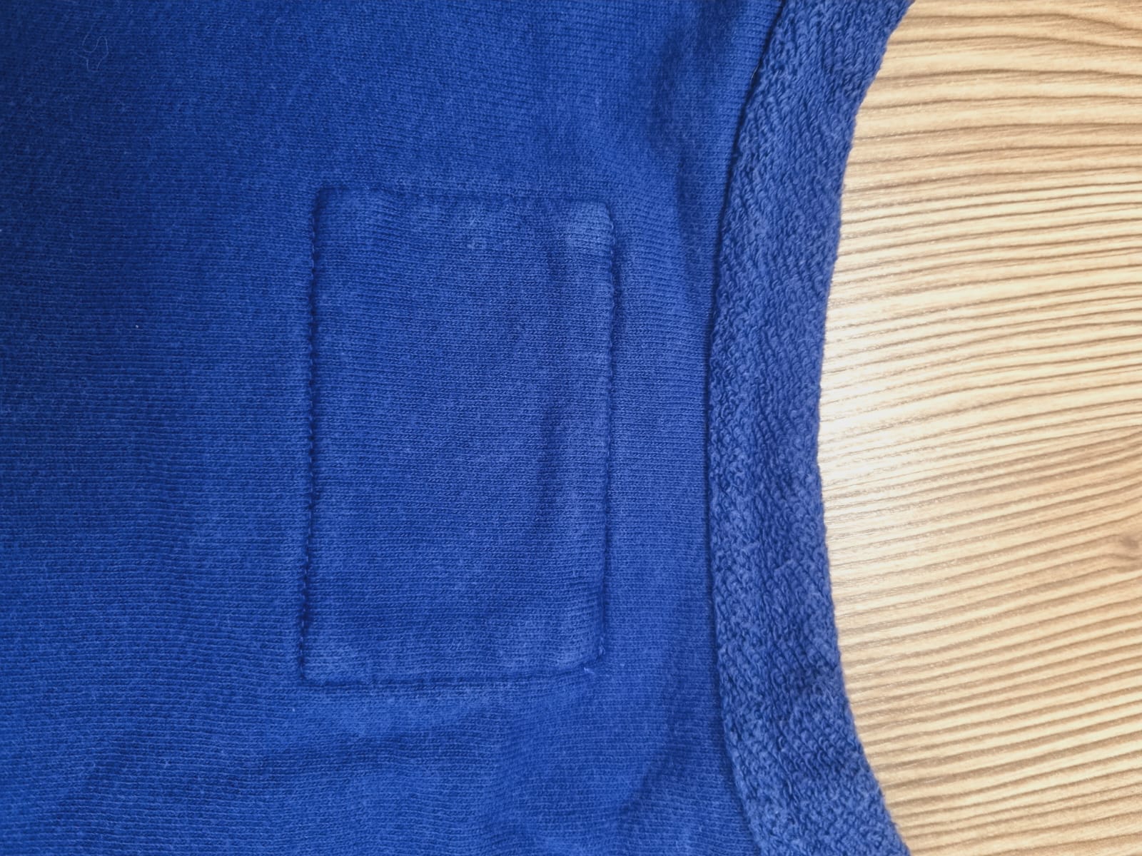 Pepe Jeans синя блуза с черно плюшено лого