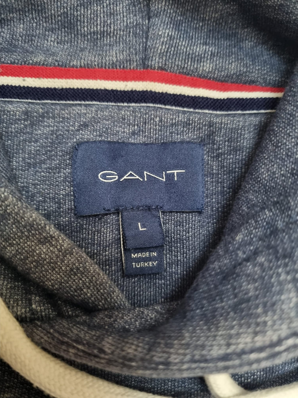 Gant син суичър hoodie с лого на гърдите