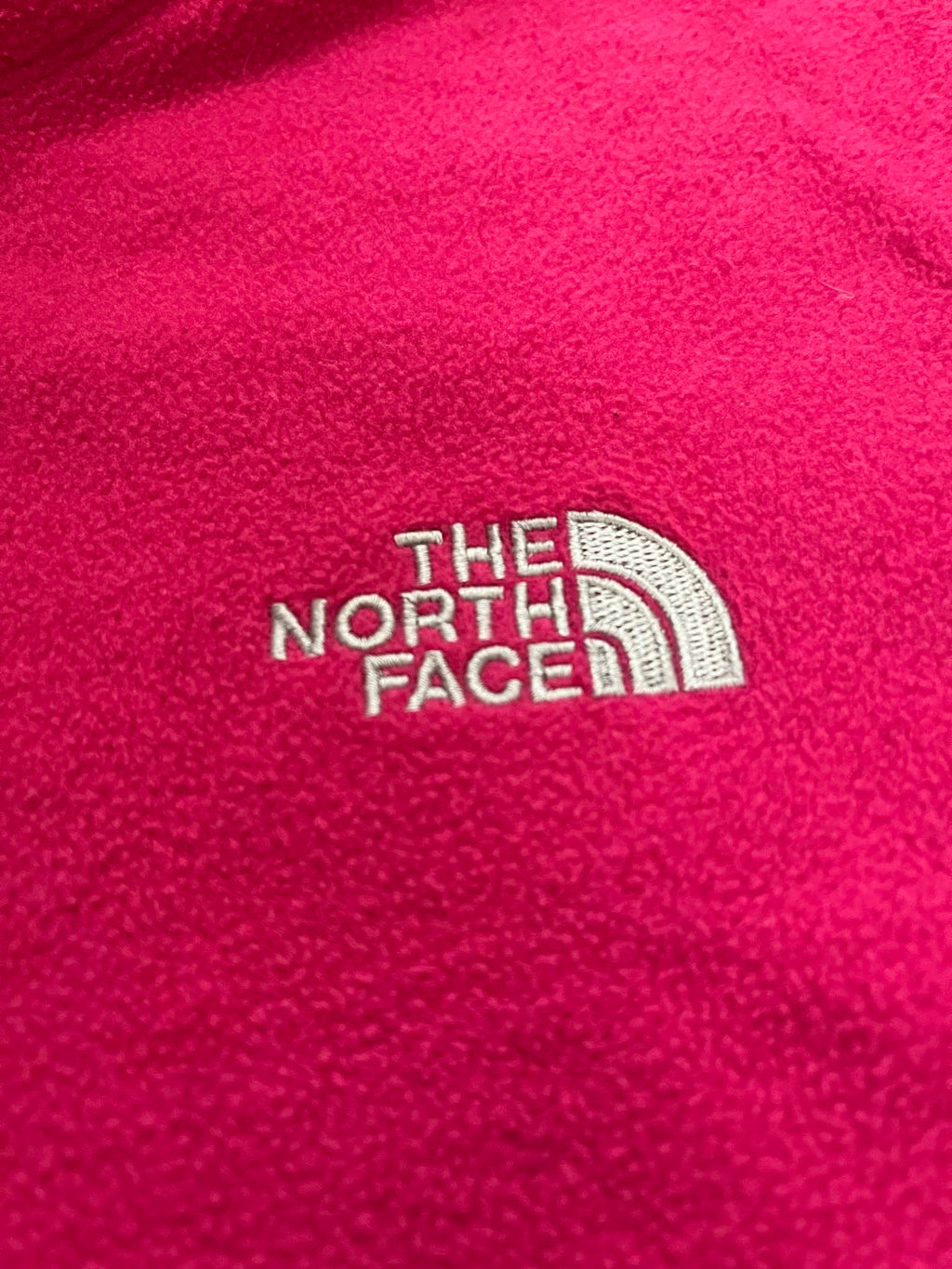 The North Face розов полар с цип