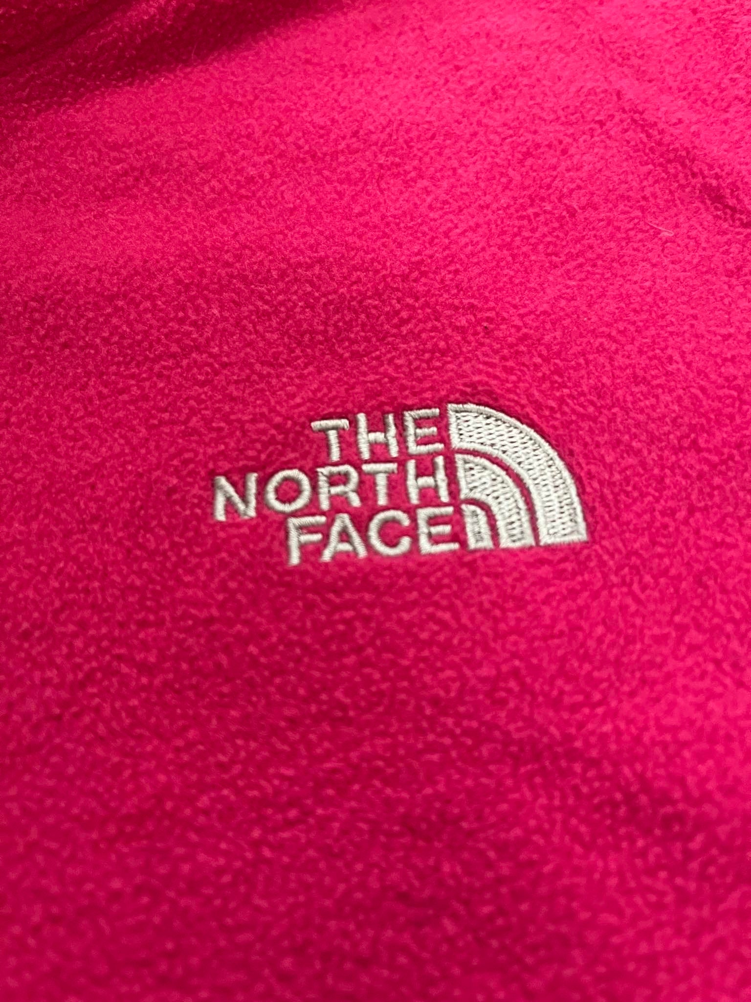 The North Face розов полар с цип