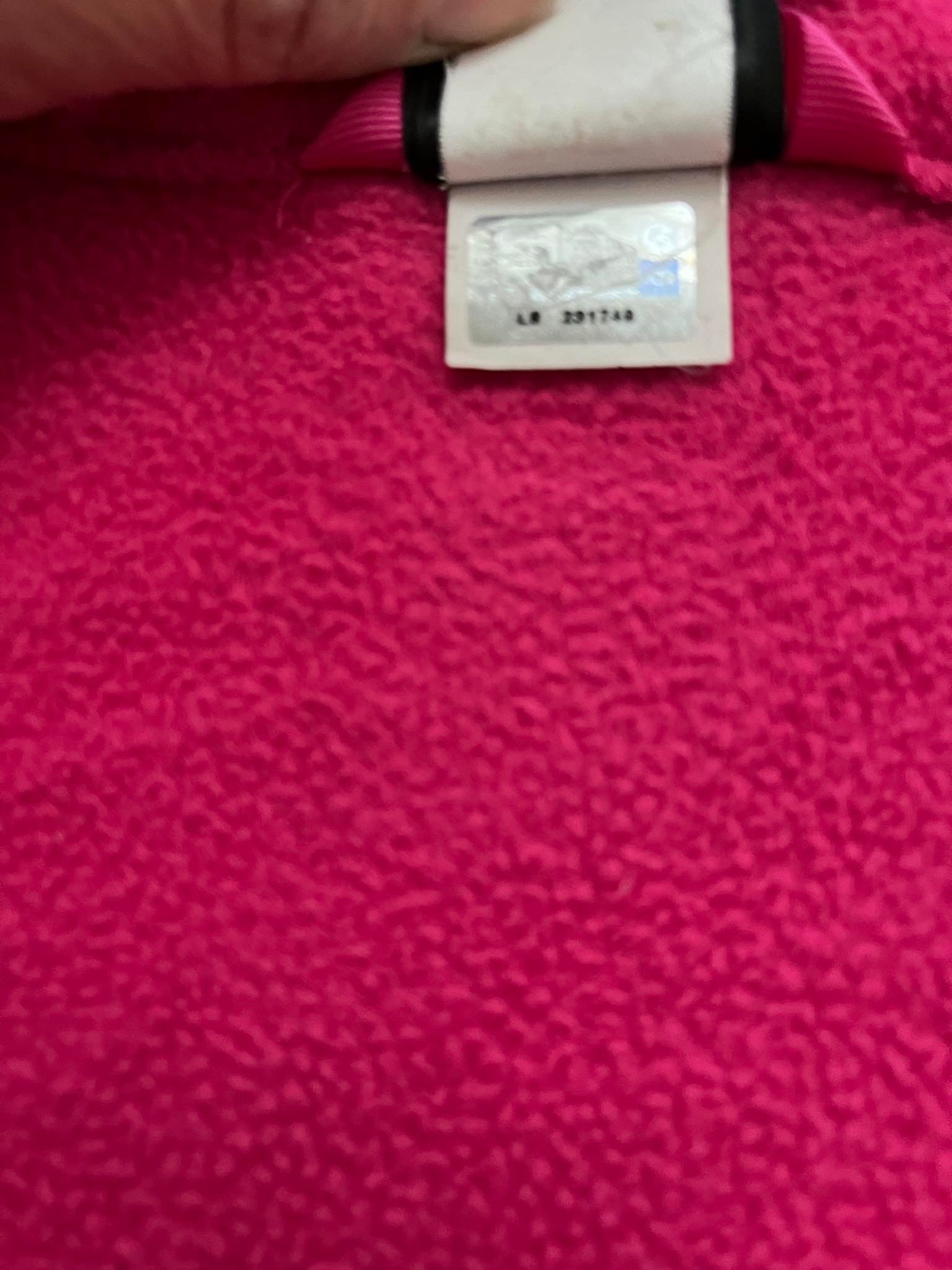 The North Face розов полар с цип