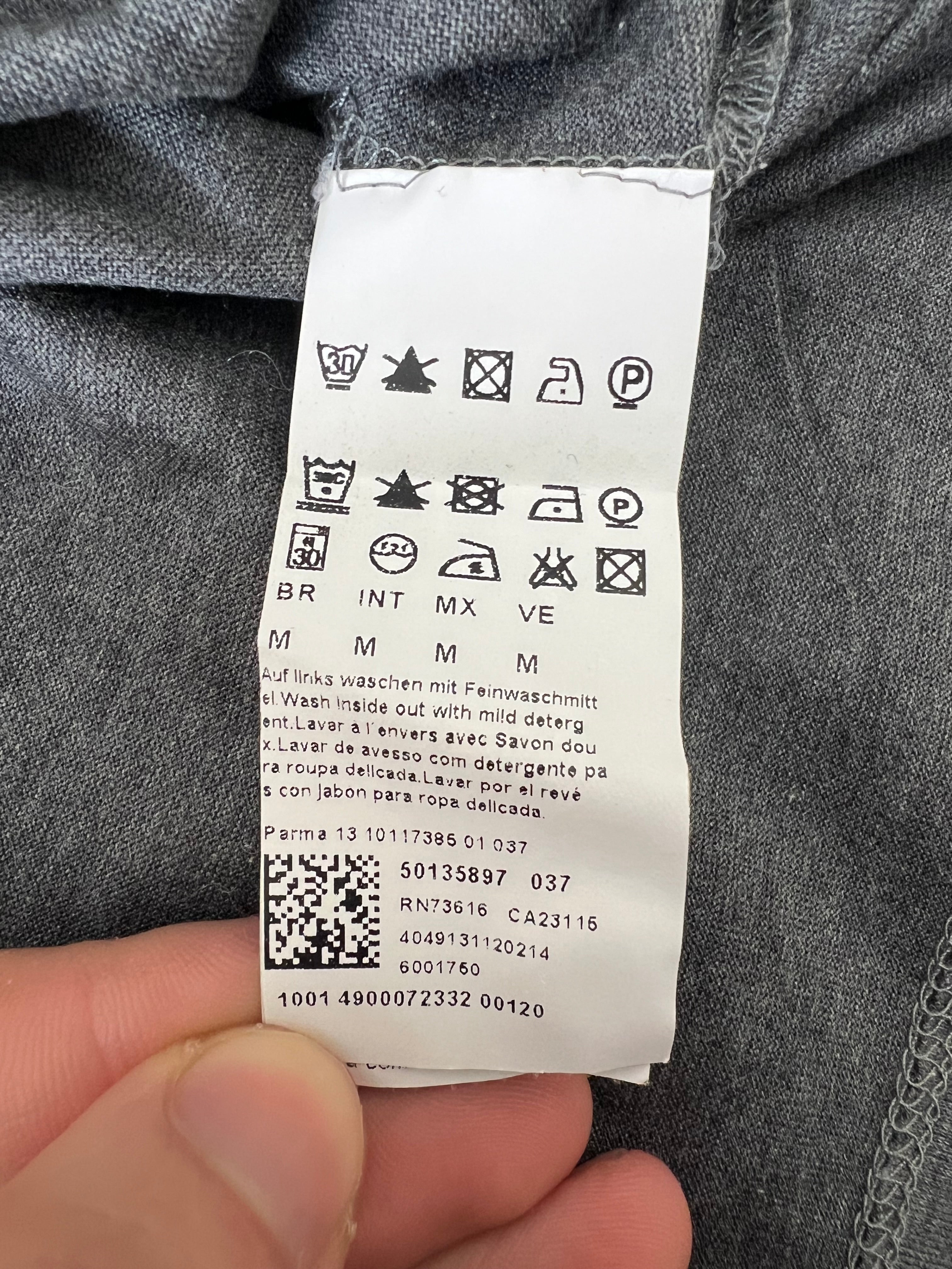 Hugo Boss сива блуза с яка