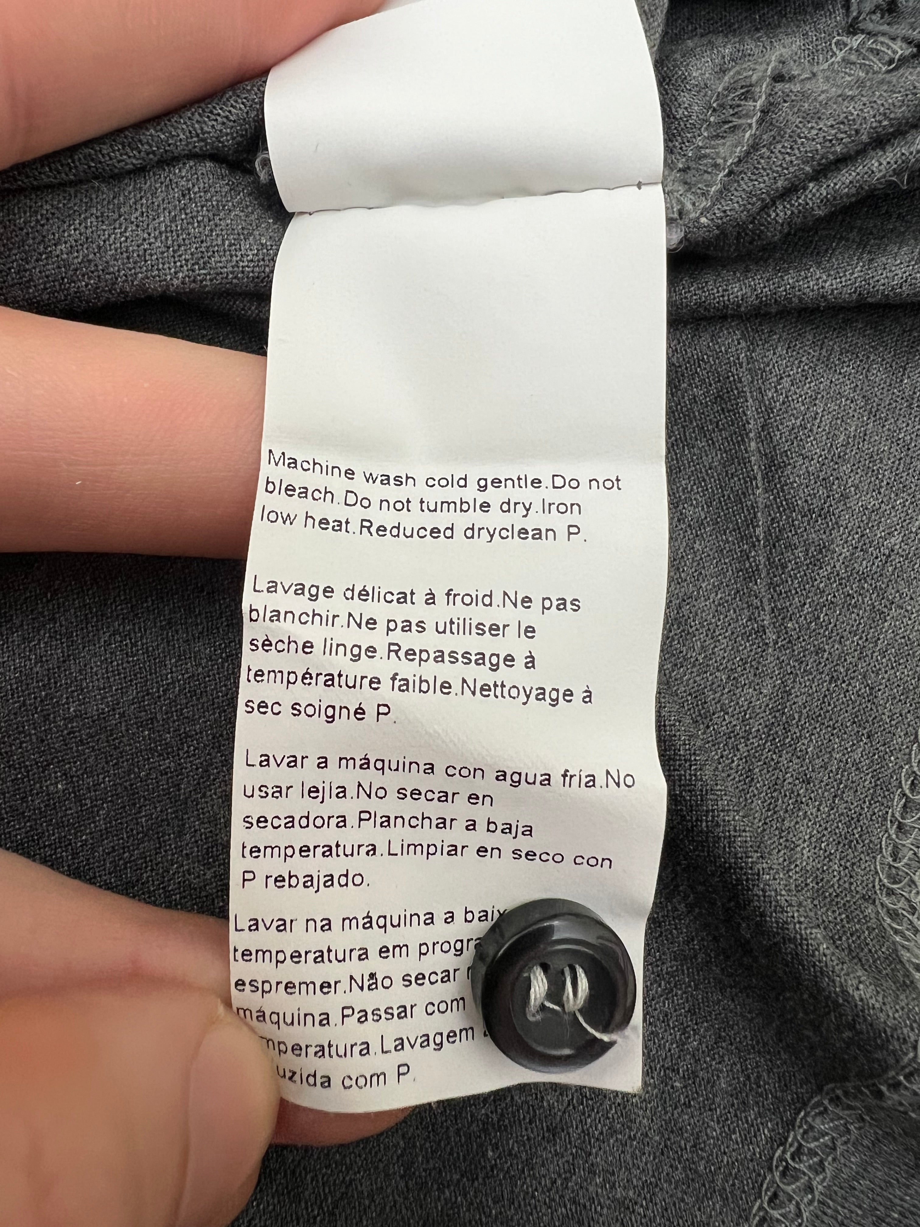 Hugo Boss сива блуза с яка