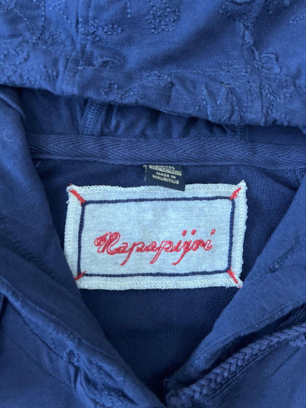 Napapijri син суитчер с качулка