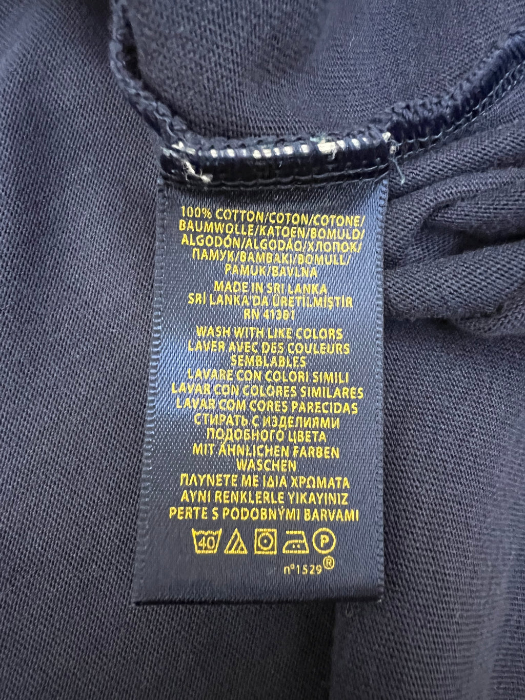 Polo Ralph Lauren тъмносиня блуза