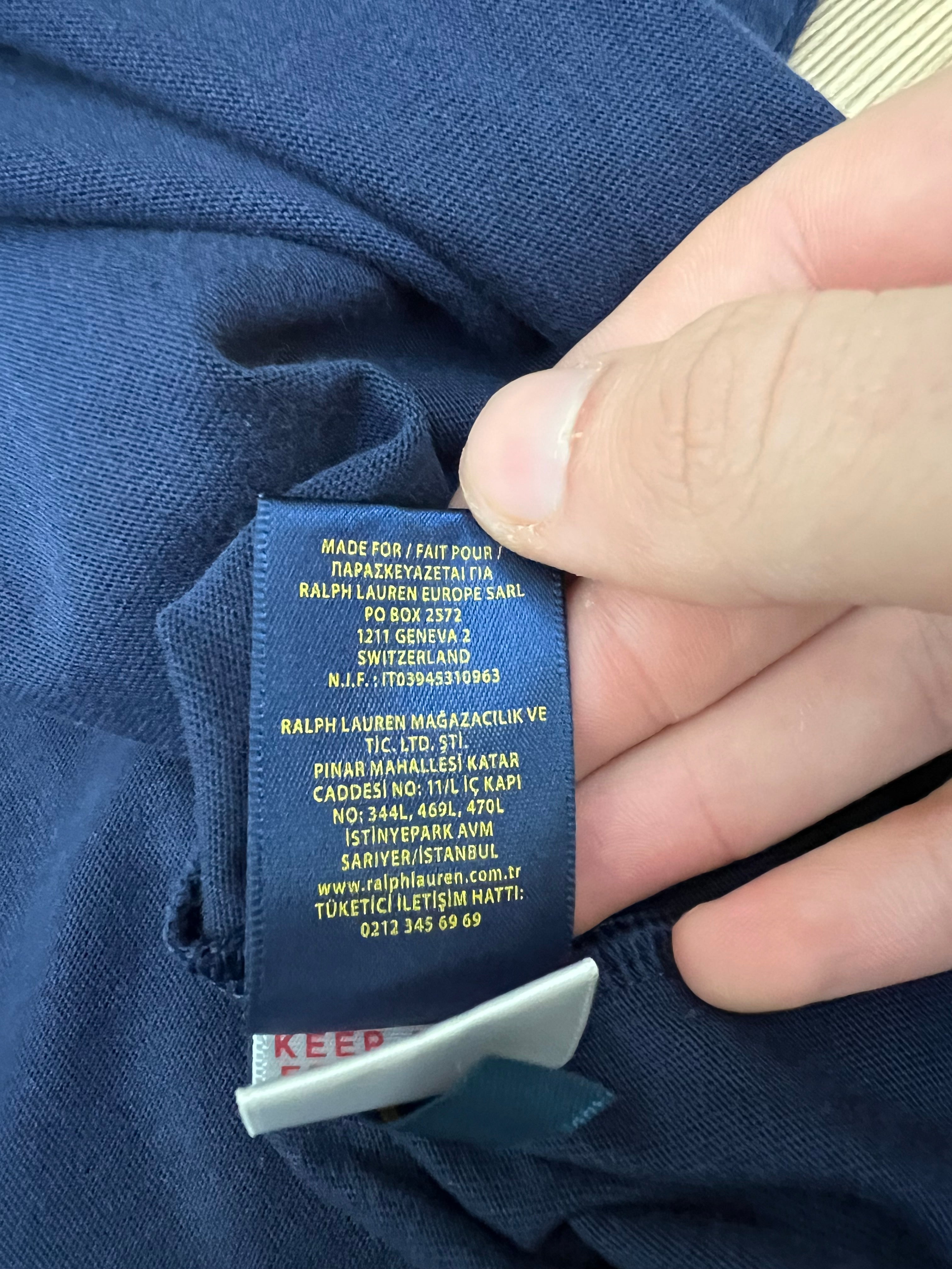 Polo Ralph Lauren тъмносиня блуза