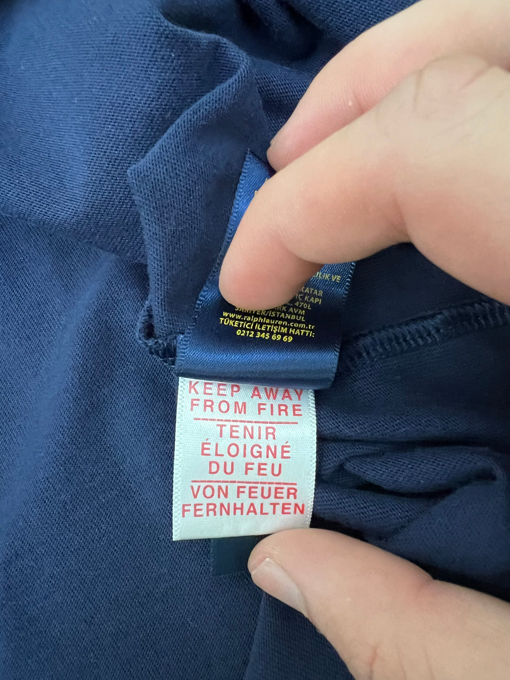 Polo Ralph Lauren тъмносиня блуза