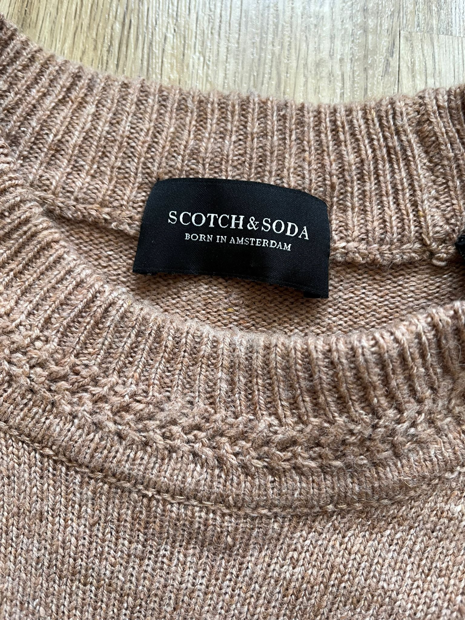 Scoth & Soda бежов пуловер