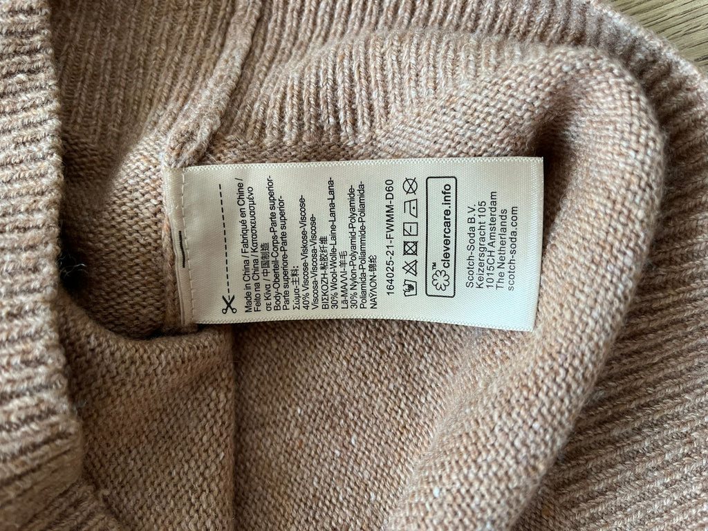 Scoth & Soda бежов пуловер