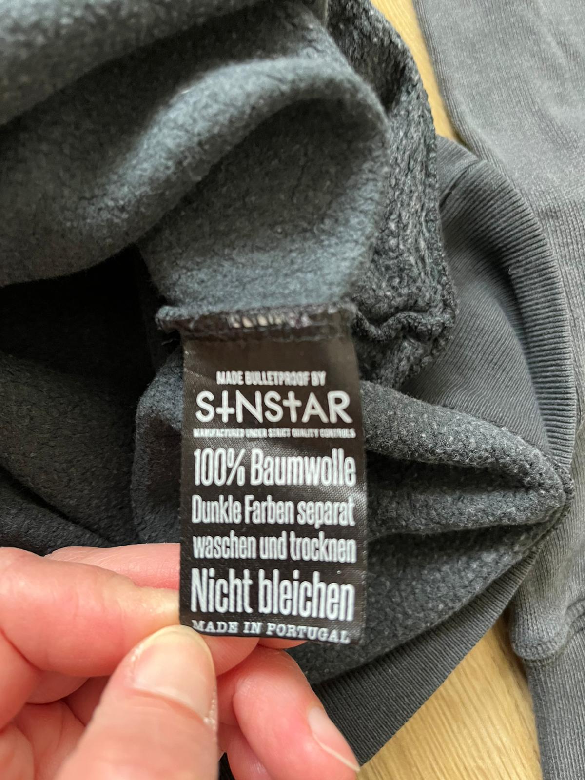 Sinstar сива блуза голяма щампа с око