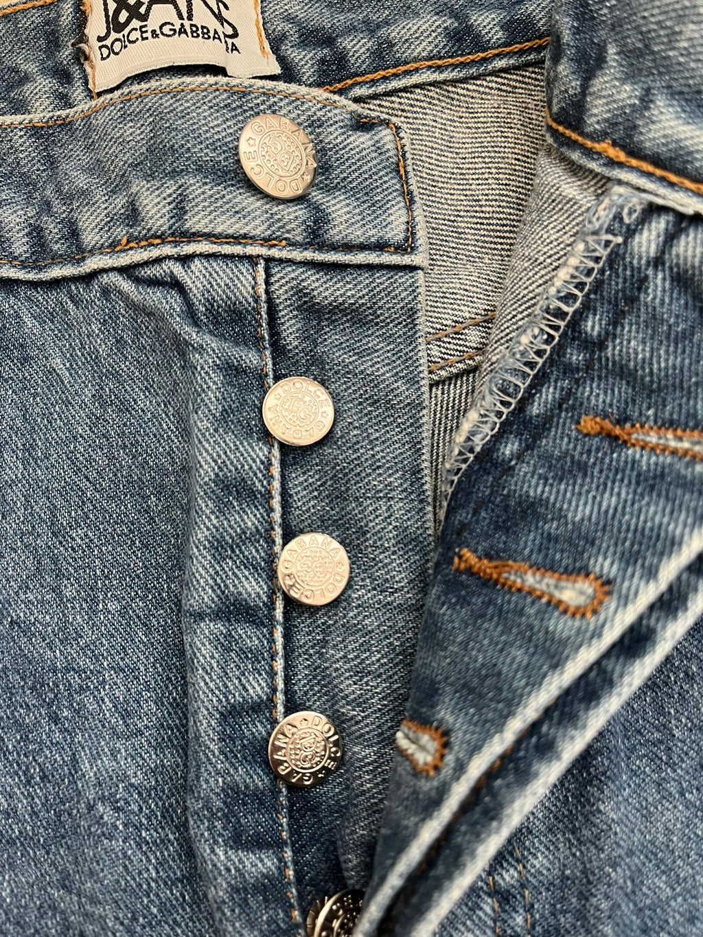 Dolce&Gabanna светлосини дънки с копчета