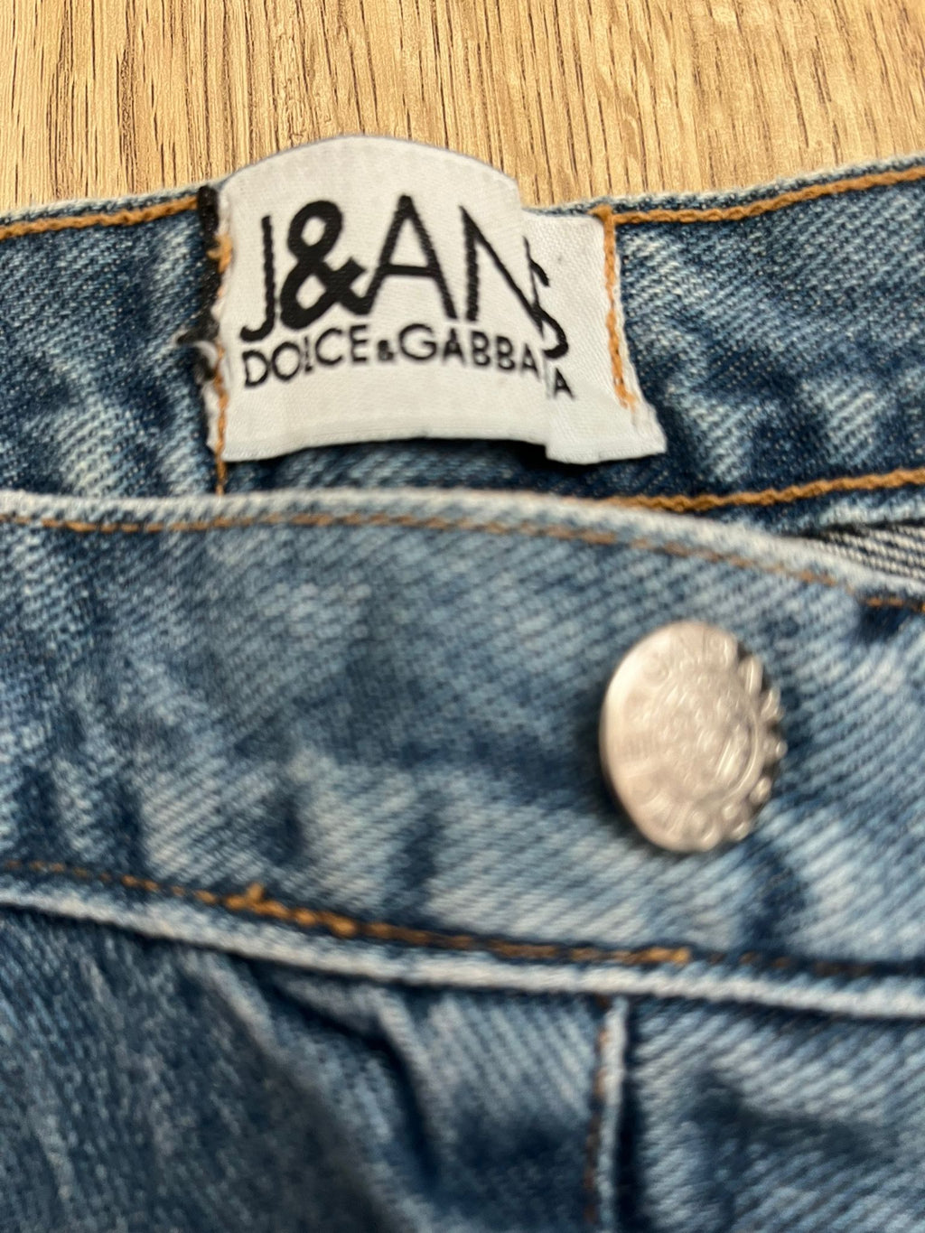 Dolce&Gabanna светлосини дънки с копчета